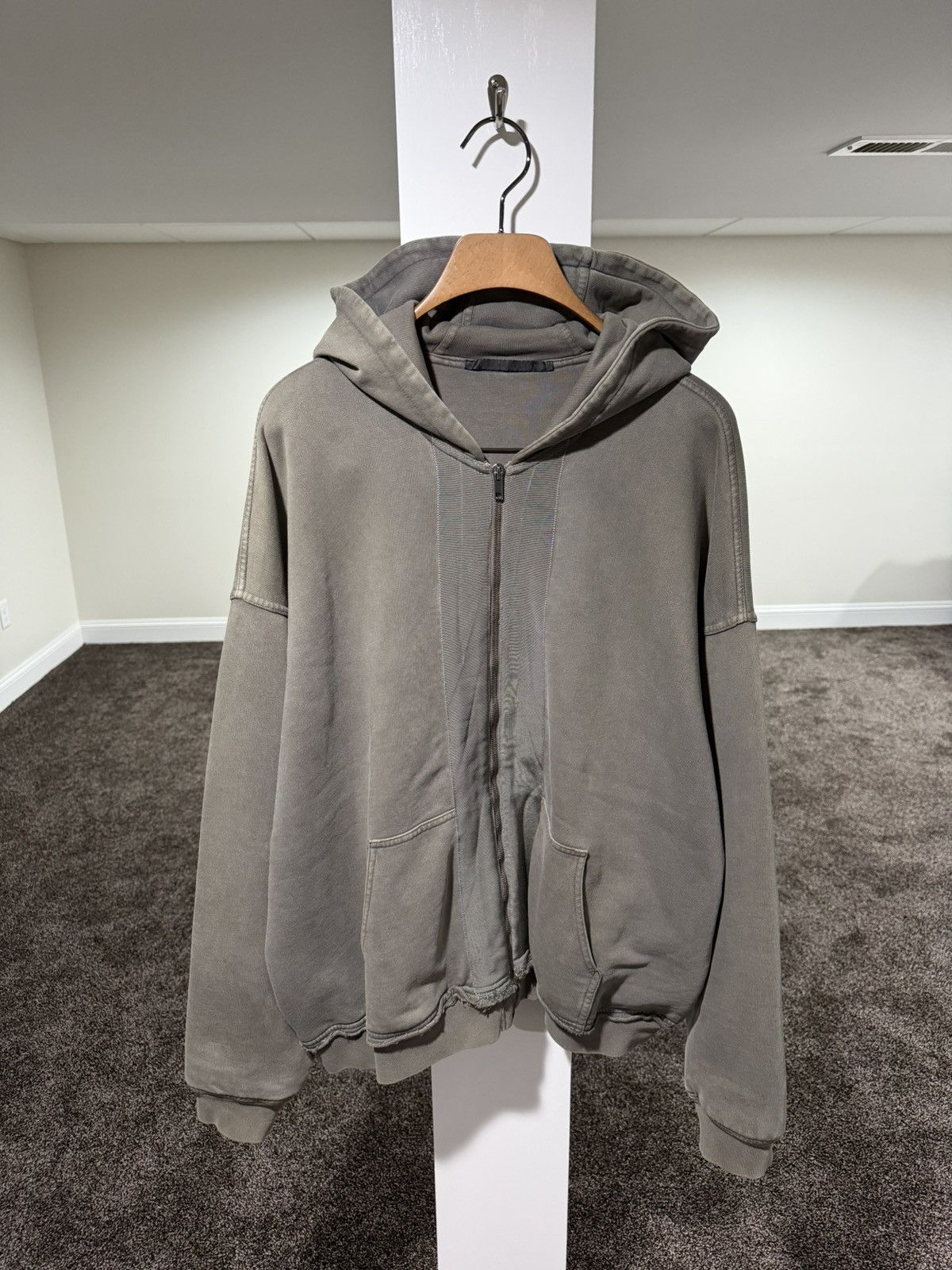 Haider Ackermann Haider Ackermann FW14 Double Layered Perth Zip Up Hoodie Size US M / EU 48-50 / 2 - 1 Thumbnail