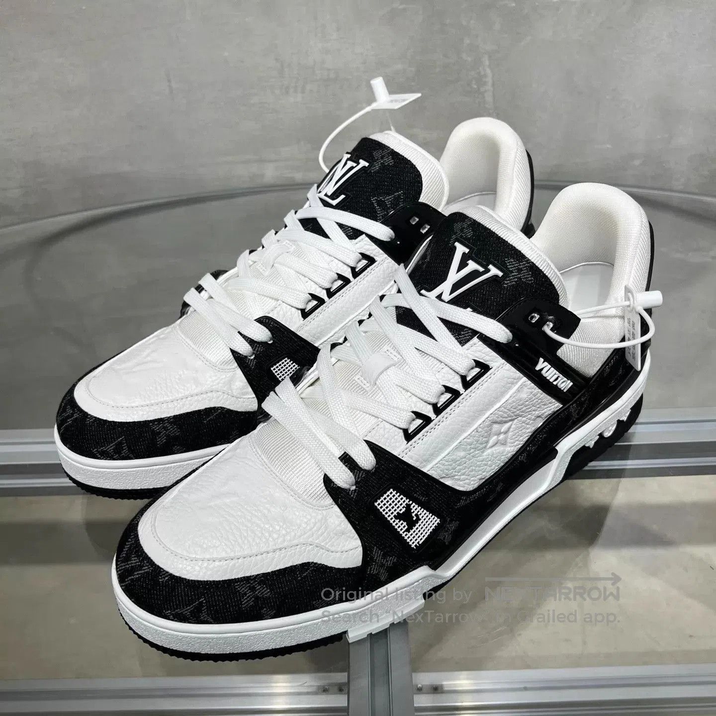 Louis Vuitton Multi Color Low Top Sneakers Size 11.5. Size US 11.5 / EU 44-45 - 2 Thumbnail