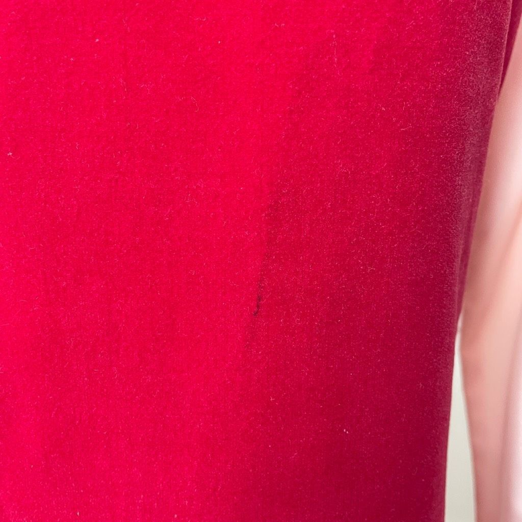 Vintage Vintage 60s Red Velveteen Shift Dress Pink Cropped Blouse XS Size XS / US 0-2 / IT 36-38 - 4 Thumbnail