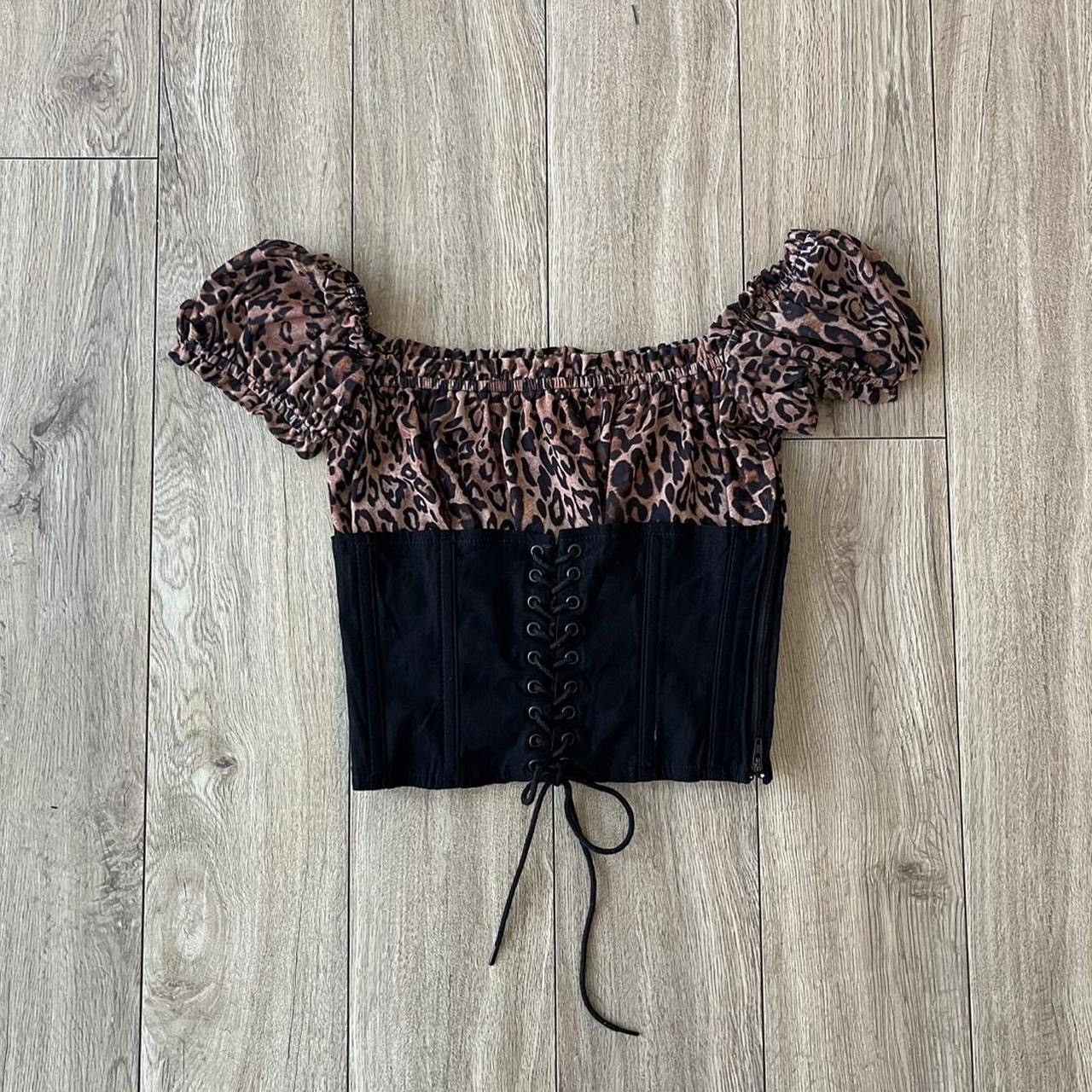 I.AM.GIA Leopard print bustier top Size S / US 4 / IT 40 - 4 Thumbnail