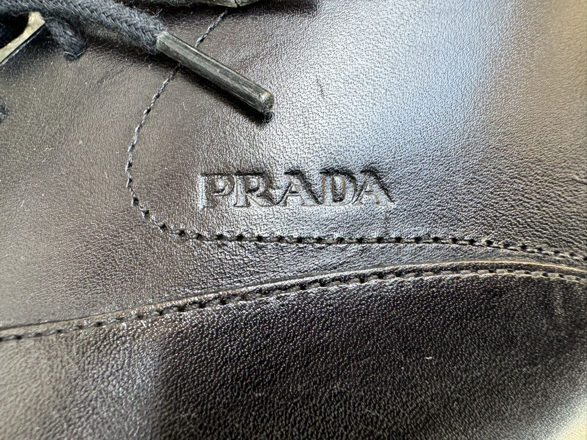 Prada Authentic💫Prada💫 (2EE 115) Dress Shoes Size US 8.5 / EU 41-42 - 9 Thumbnail