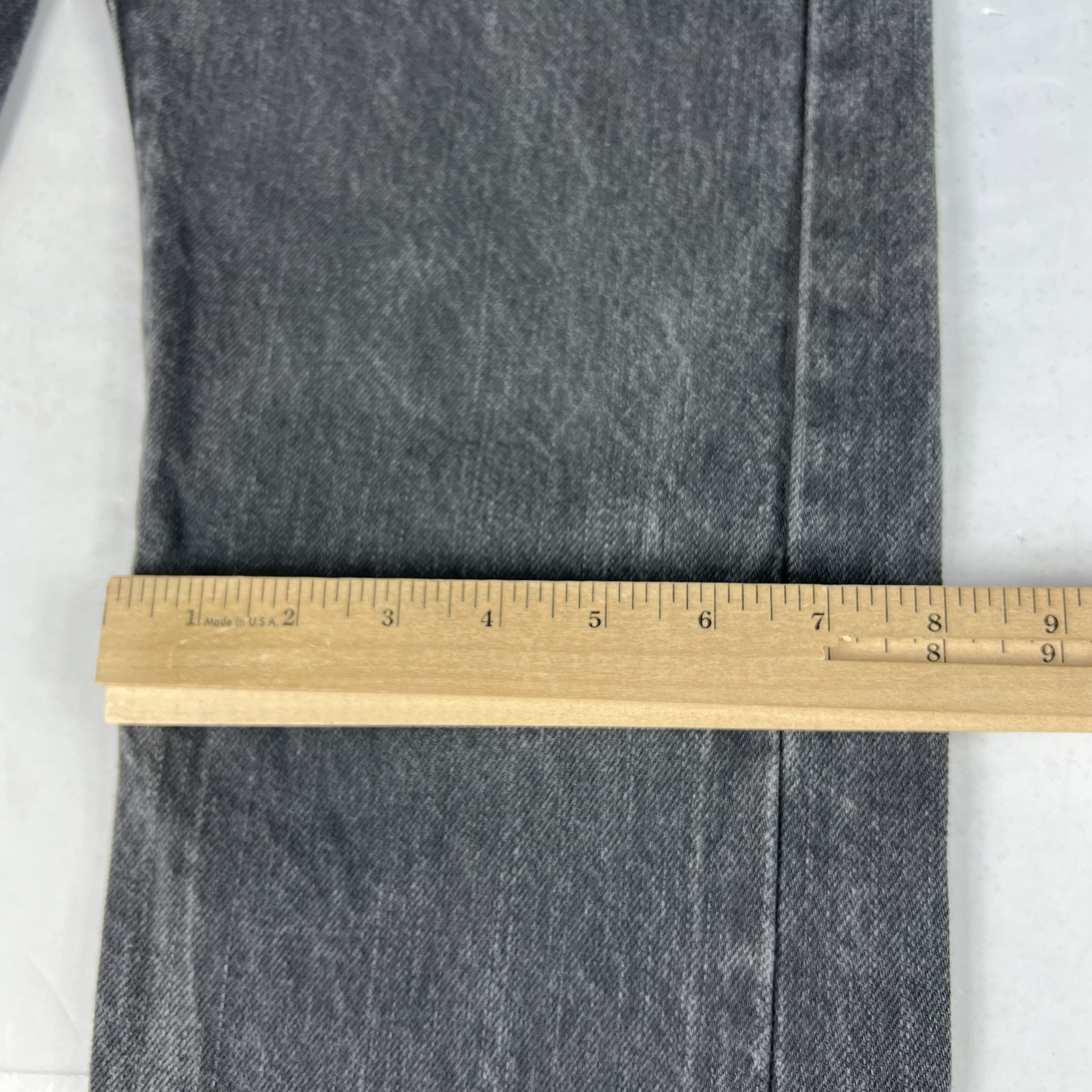 Levi's Levi's Selvedge Jeans Matchstick Skinny Grey Faded Denim Size US 32 / EU 48 - 19 Thumbnail
