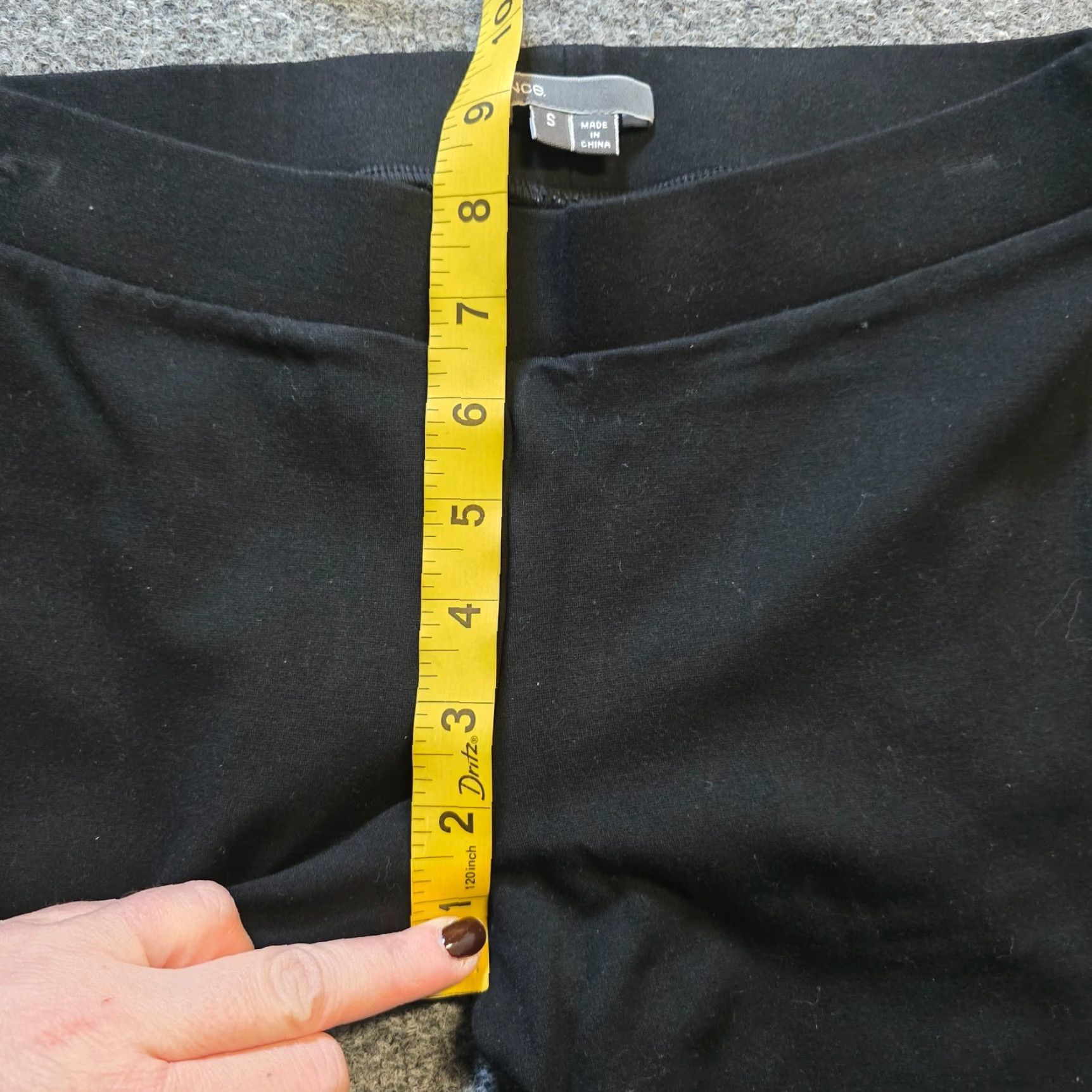Vince Vince Pants Womens Size Small Black Skinny Leggings Stretch Ponte Capsule Casual Pants Size 28" / US 6 / IT 42 - 5 Thumbnail