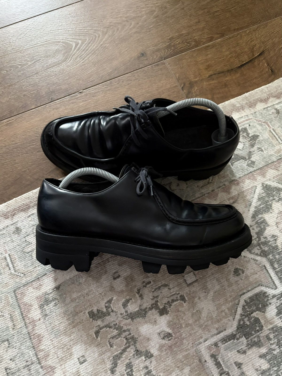 Prada × Streetwear × Vintage FW19 Chunky Derby Prada Shoes 2EE306