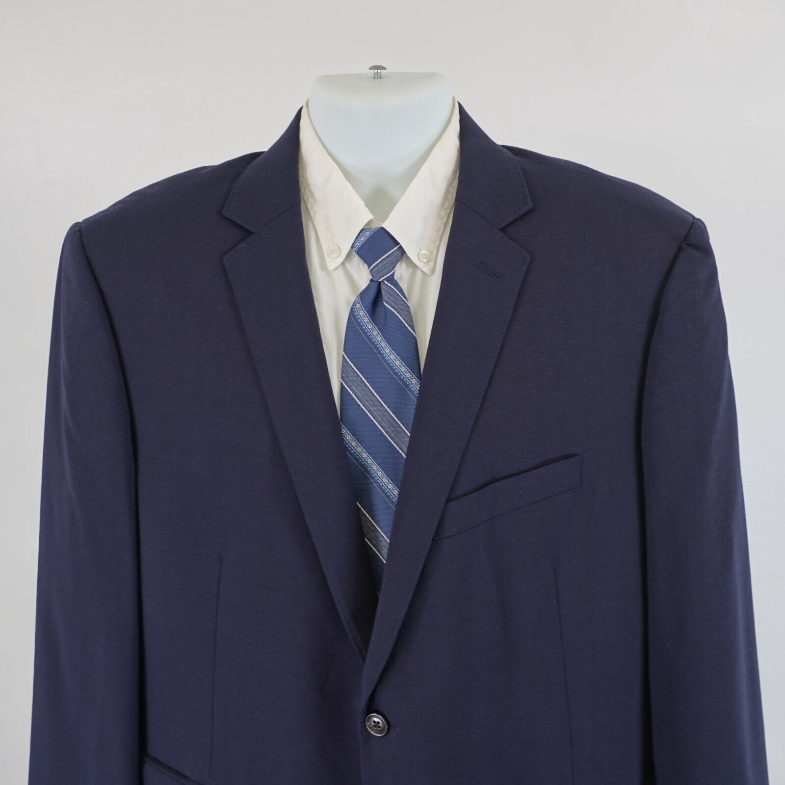 Lands' End Land's End Classic Clothing Traditional Fit Blue Wool Blazer Size 46R - 1 Thumbnail