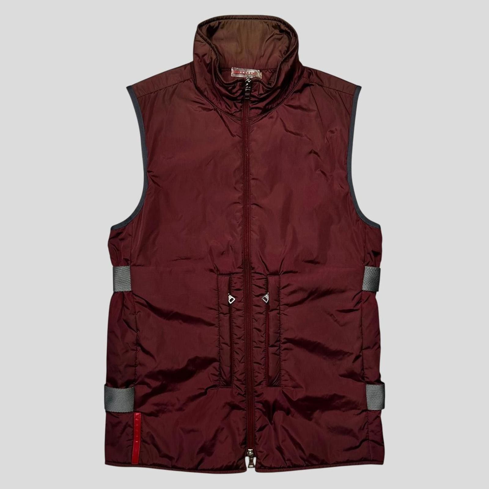 Prada Prada Sport 1999 Nylon Bondage Mesh Padded Gilet - IT48 S/M Size US M / EU 48-50 / 2 - 3 Thumbnail