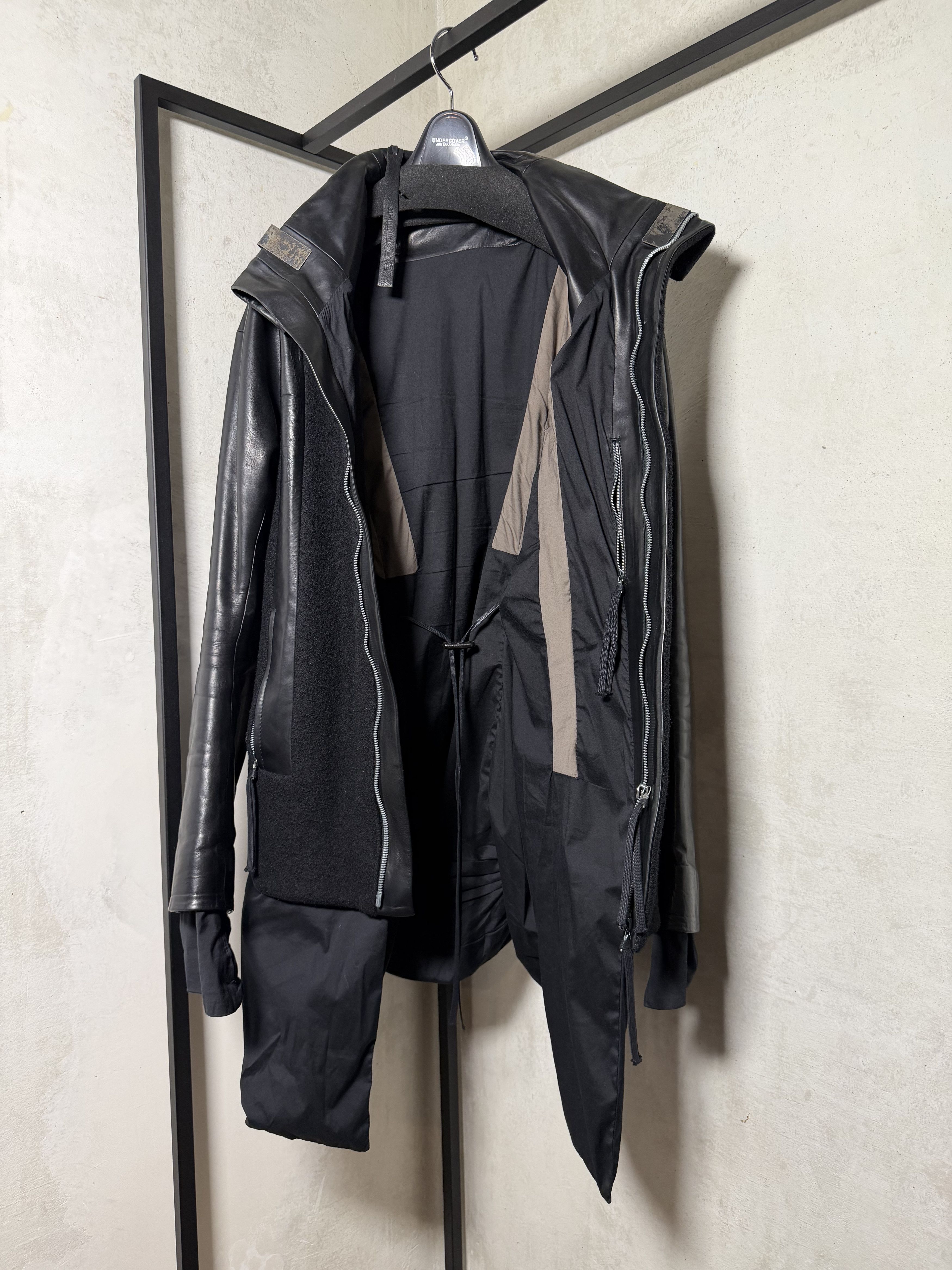 Boris Bidjan Saberi Boris Bidjan Saberi J1 Black Boch Skin Metal Clip Jacket Size US XL / EU 56 / 4 - 12 Thumbnail
