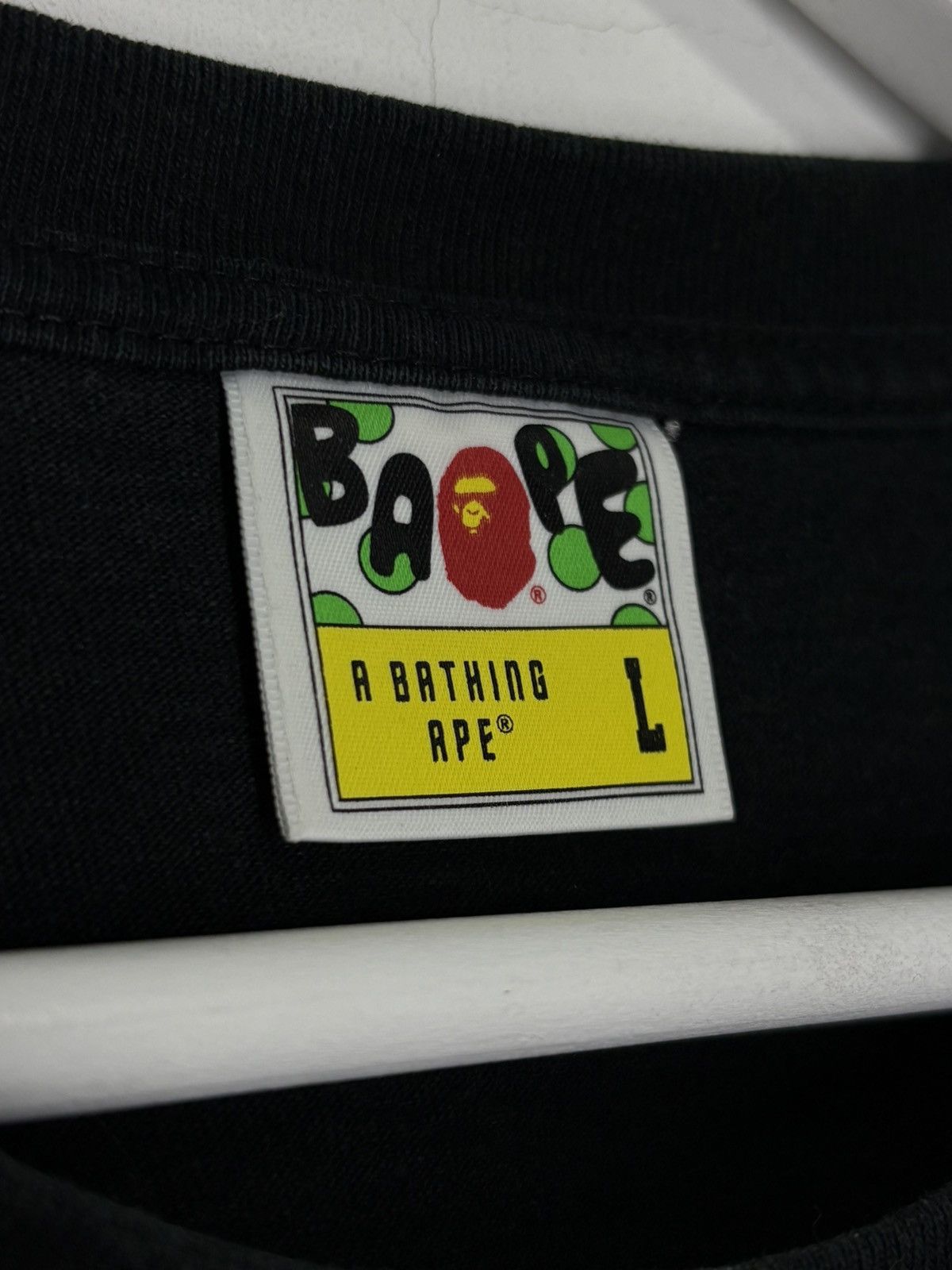 Bape A Bathing Ape Bape Flame College T-Shirt Size US L / EU 52-54 / 3 - 10 Thumbnail