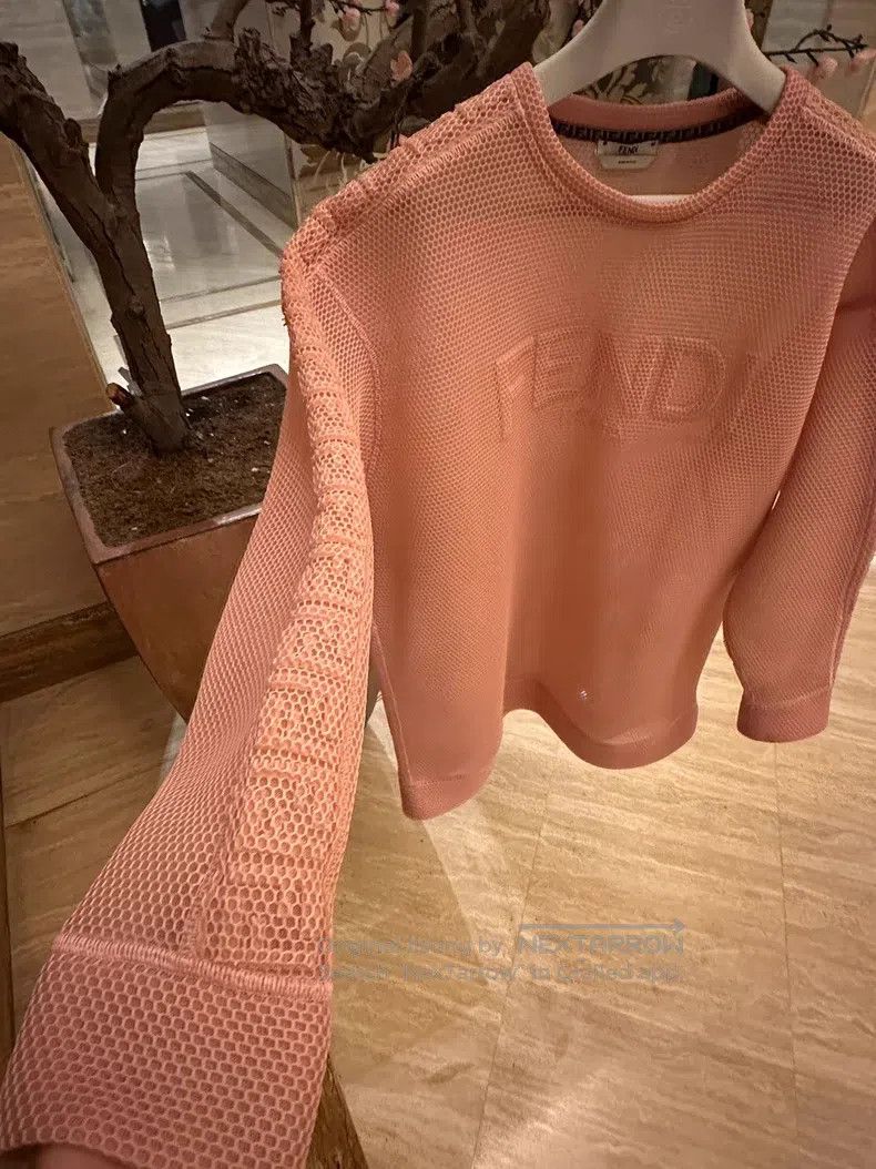 Fendi Fendi Pink Camo Sweater Size XS / US 0-2 / IT 36-38 - 2 Thumbnail