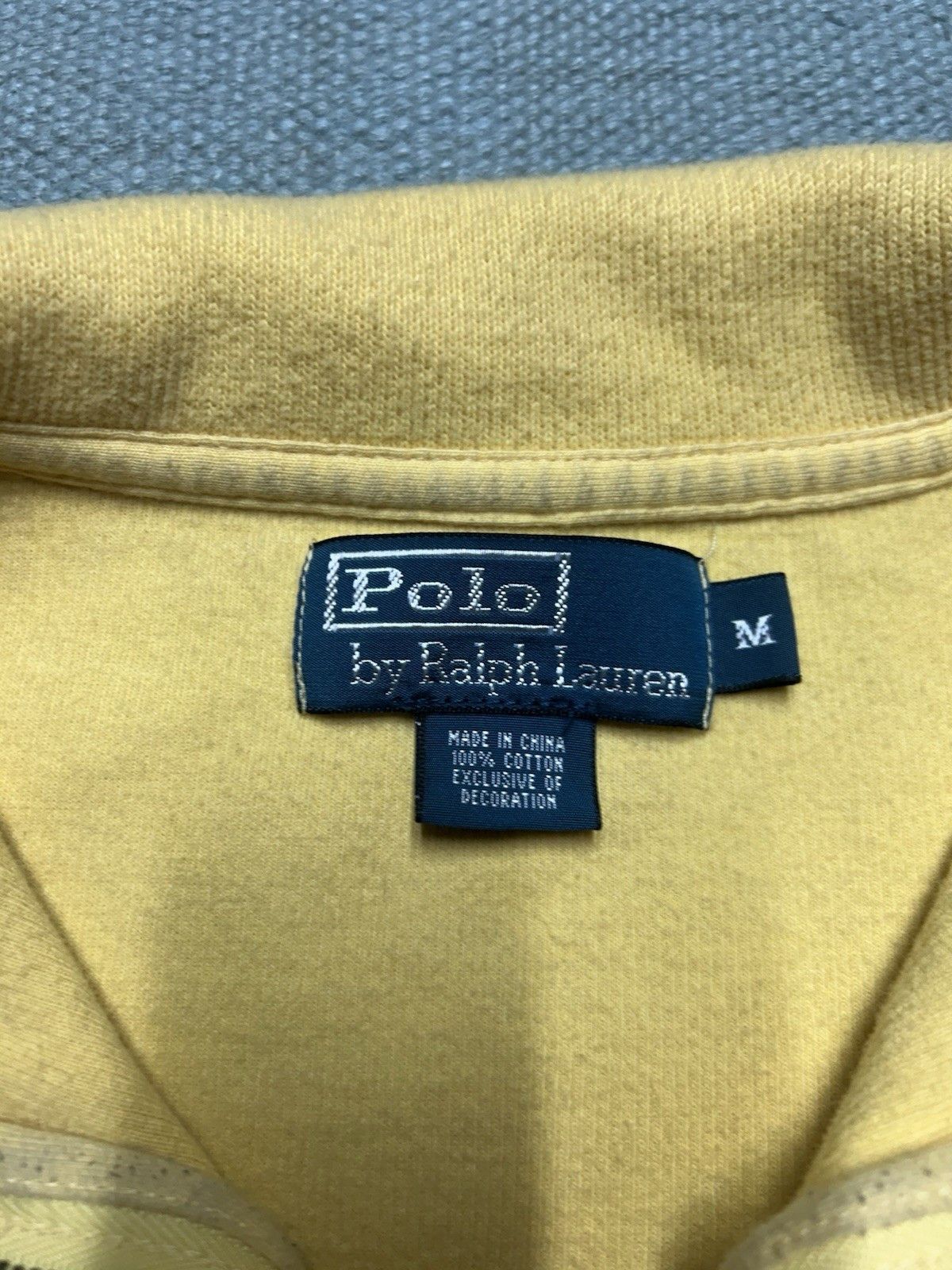 Vintage Vtg polo Ralph Lauren 1/4 zip polo shirt sweater cotton M Size US M / EU 48-50 / 2 - 4 Thumbnail