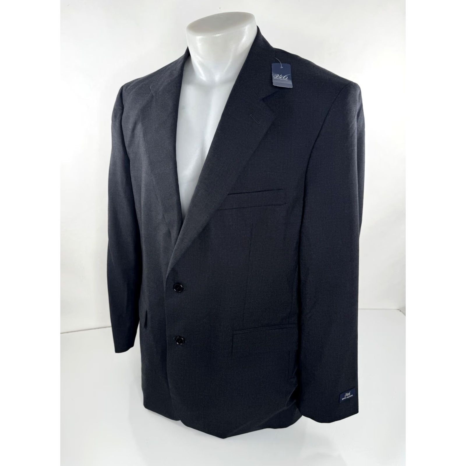 Brooks Brothers Brookss Brothers Blazer Mens 44 Wool Gray Regular Size Wool Blazer 1990s Vintage Men’s Brooks Brothers - NEW w TAG MSRP: 99 Size 44R - 2 Thumbnail