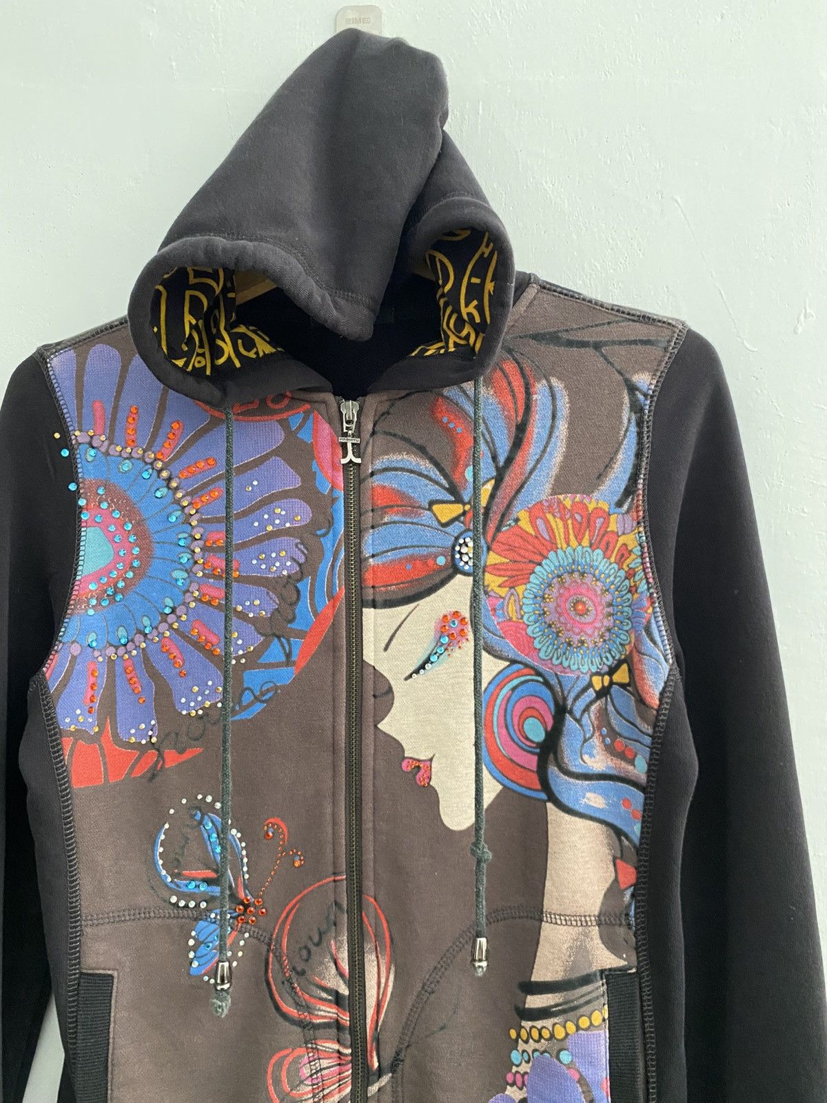 GOSTAR DE FUGA Kashitu glitter art zip hoodie Size US M / EU 48-50 / 2 - 2 Thumbnail