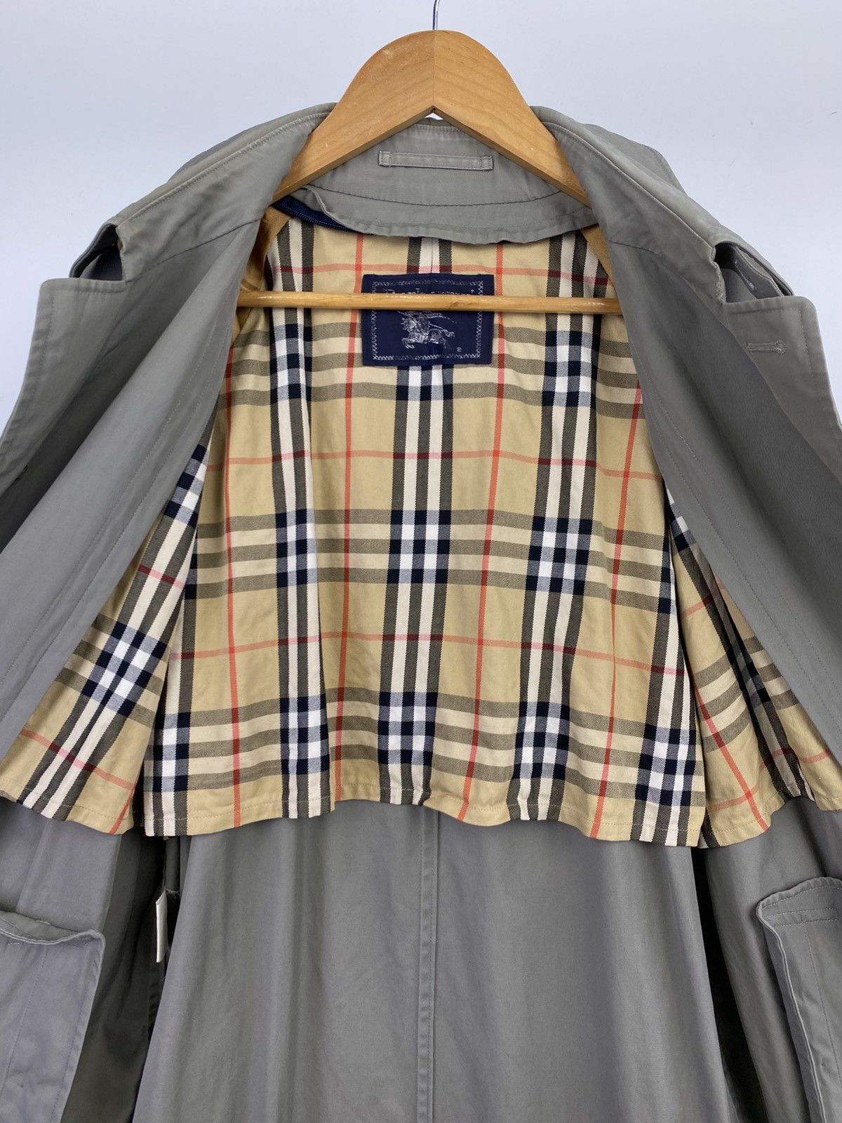 Burberry Vintage 90's Burberrys' Novacheck Lining Trechcoat Size US L / EU 52-54 / 3 - 8 Thumbnail