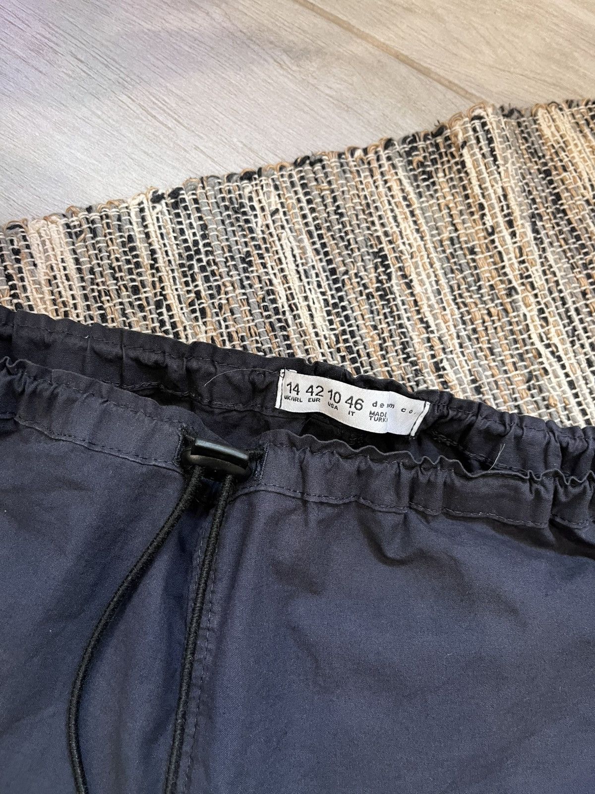 Japanese Brand × Vintage Y2K Vintage Navy Parachute Nylon Pants Japanese Avantgarde Size US 32 / EU 48 - 16 Thumbnail