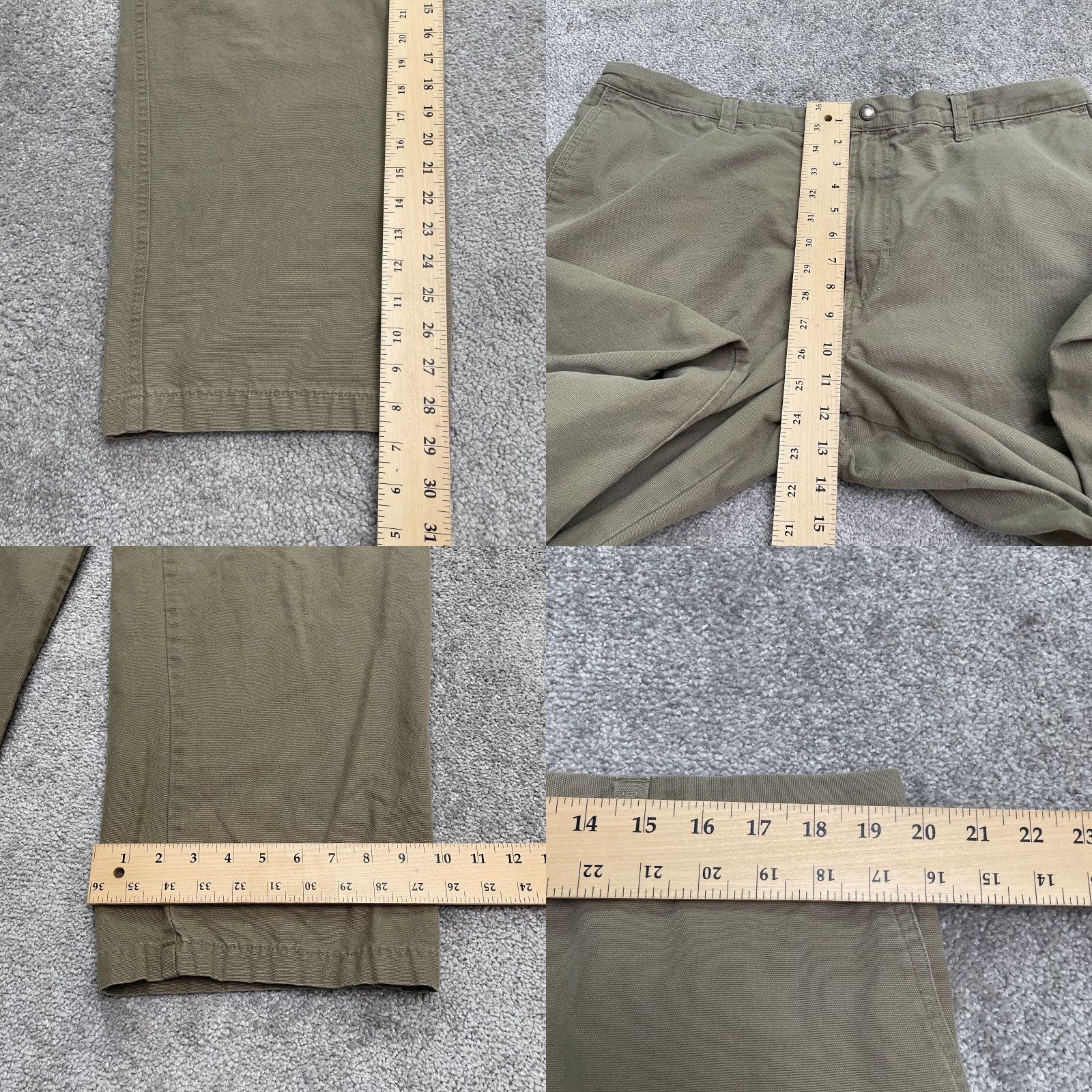 Vintage Columbia Pants Mens 40x30 Brown Carpenter Straight Leg Cotton Snap Outdoor Size US 40 / EU 56 - 9 Thumbnail