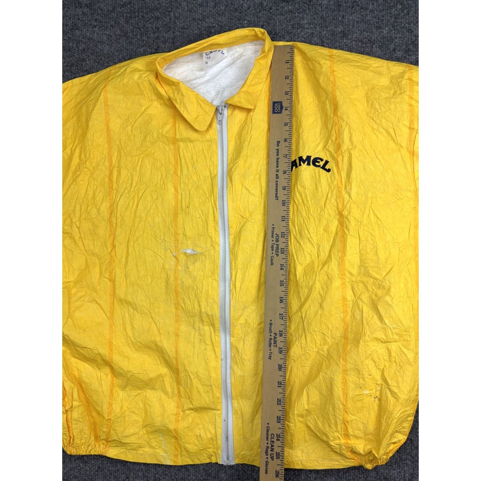Camel VINTAGE Yellow Tyvek Blues Brothers Promo Windbreaker Jacket Mens XL Size US XL / EU 56 / 4 - 5 Thumbnail