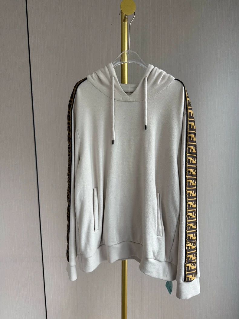Fendi White Hooded Sweatshirt E0276 - dmc