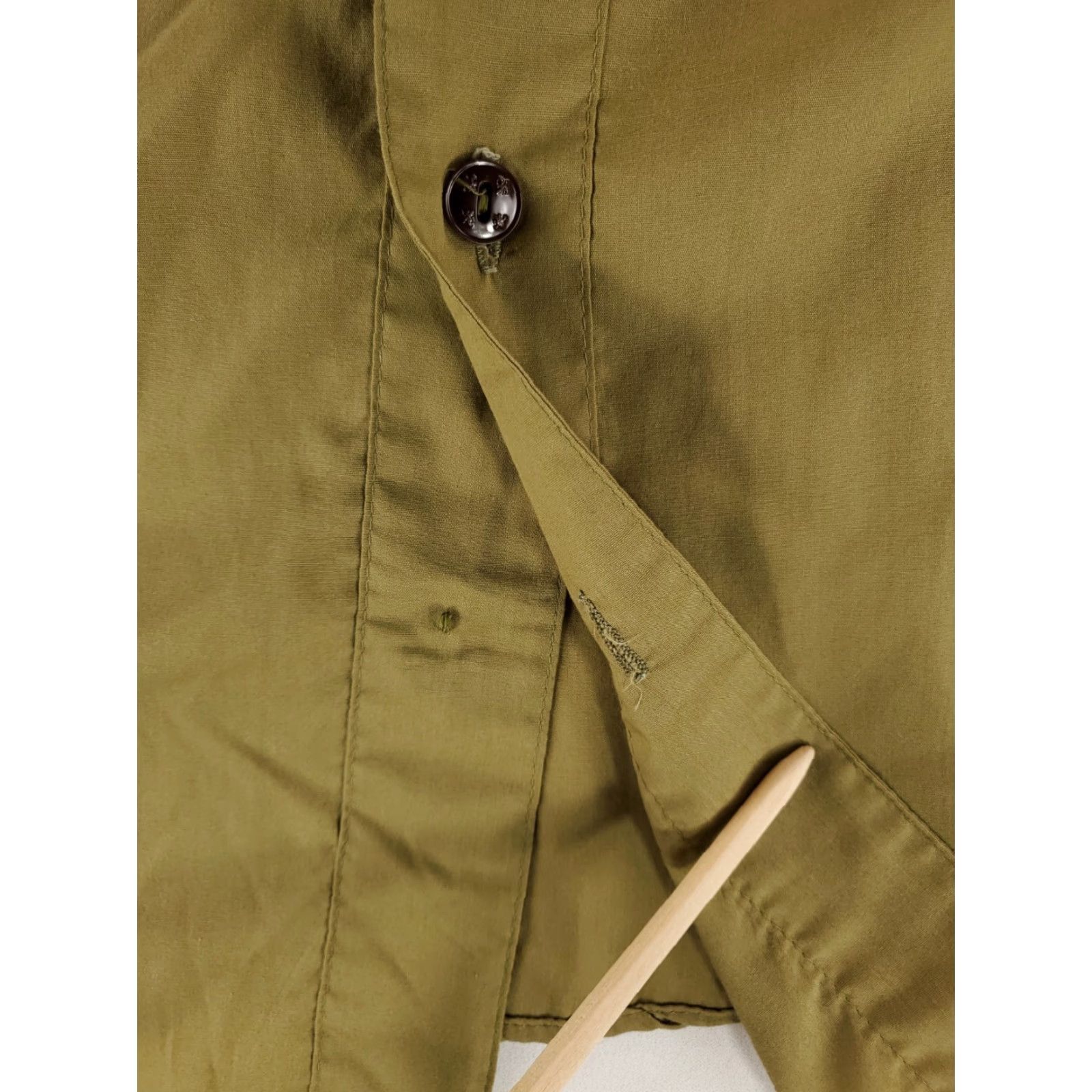 Vintage VINTAGE Boy Scouts America Shirt Short Sleeve Green Mens M 70s Coll arless Summer - Missing button stains patches sewn on Size US M / EU 48-50 / 2 - 3 Thumbnail