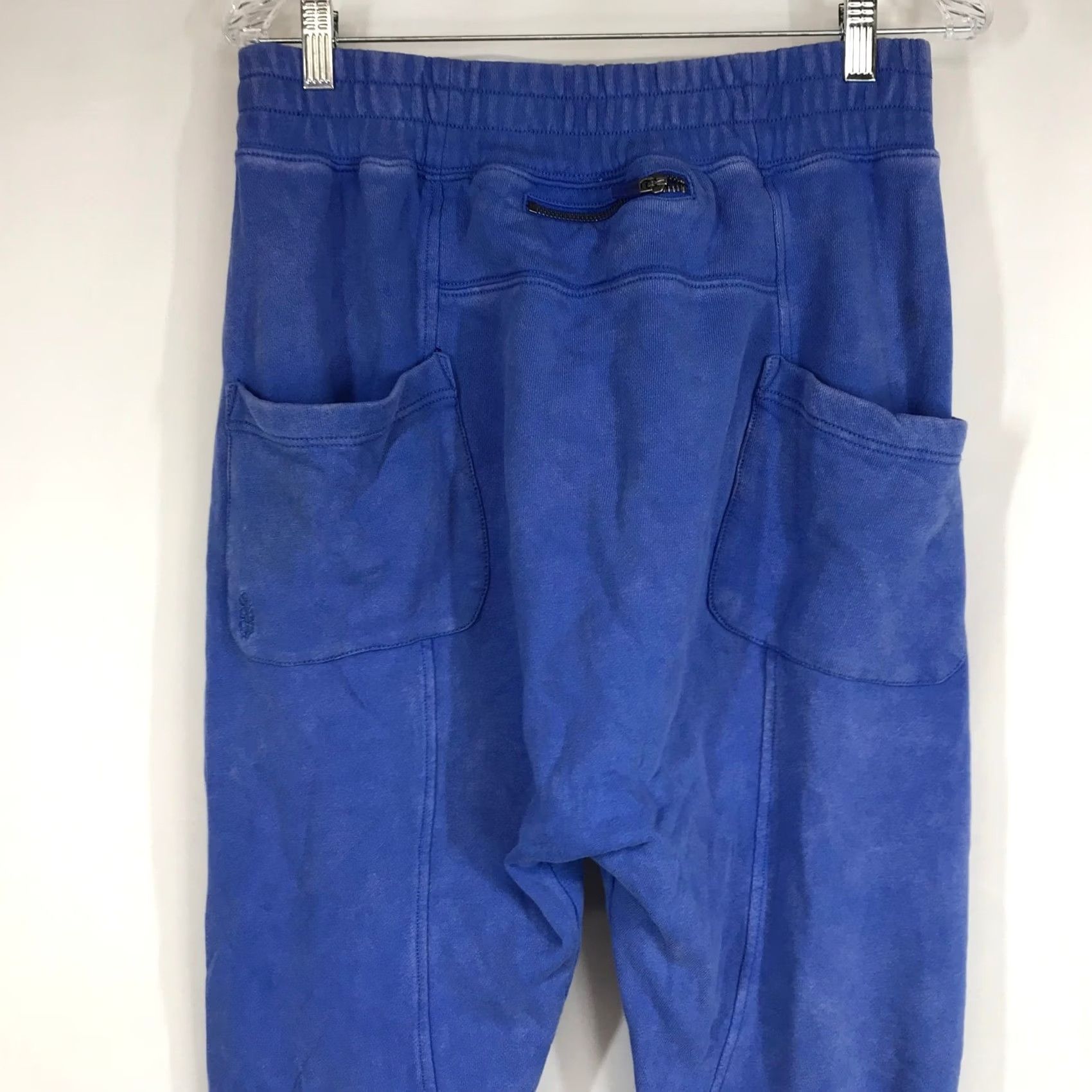 Free People VINTAGE Free People Movement Sweatpants Blue Acid Wash Joggers Zipper Pocket Women's S Slim Pockets Athleticwear Casual Track Pants Size 28" / US 6 / IT 42 - 5 Thumbnail