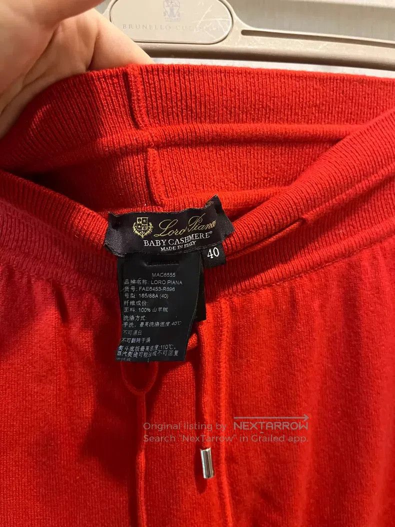 Loro Piana Loro Piana Belted Baby Cashmere Pants Size 26" / US 2 / IT 38 - 5 Thumbnail