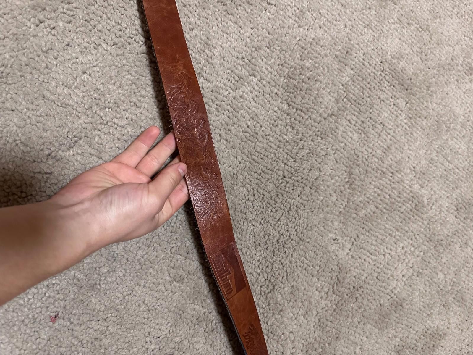 Marlboro Marlboro leather vintage belt Brown Size ONE SIZE - 4 Thumbnail