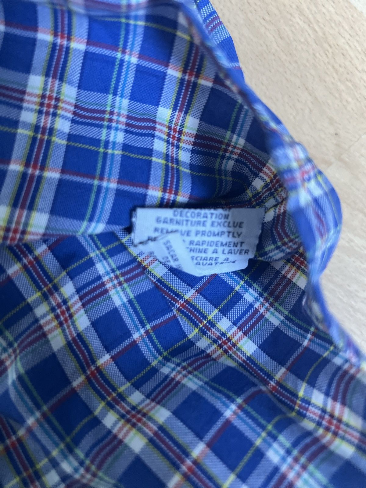 Polo Ralph Lauren Vintage Polo Ralph Lauren Checkered Shirt Blue | Size M Size US M / EU 48-50 / 2 - 6 Thumbnail