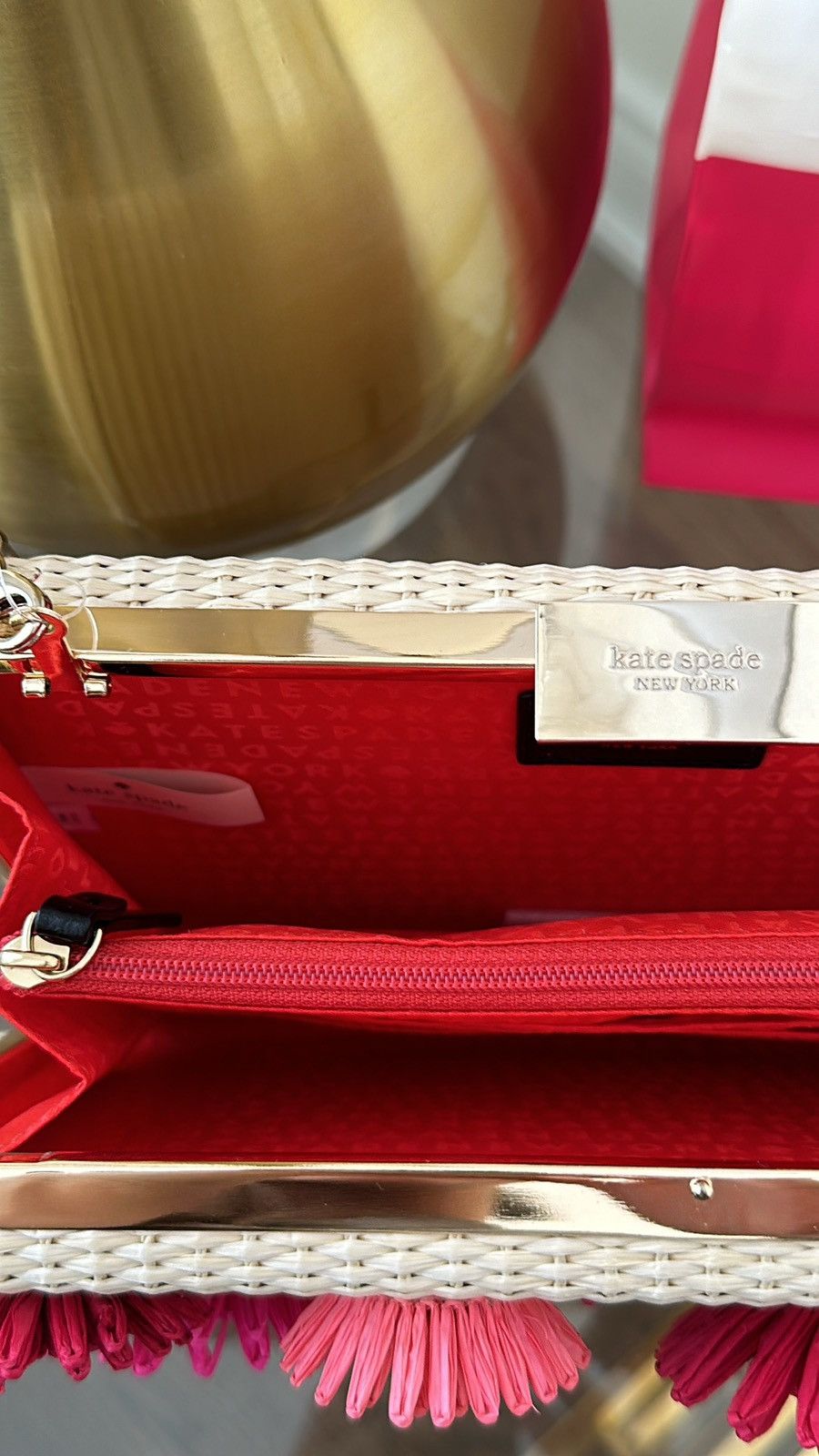 Kate Spade Kate Spade Emanuelle Montigo Avenue Clutch Floral 3D Bag Size ONE SIZE - 7 Thumbnail