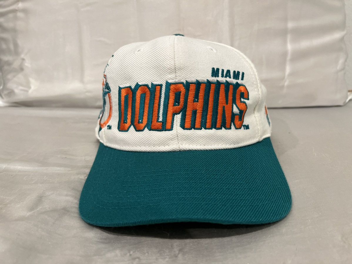 Sports Specialties × Vintage Vintage Miami Dolphins Sports Specialties Shadow Hat Size ONE SIZE - 2 Thumbnail