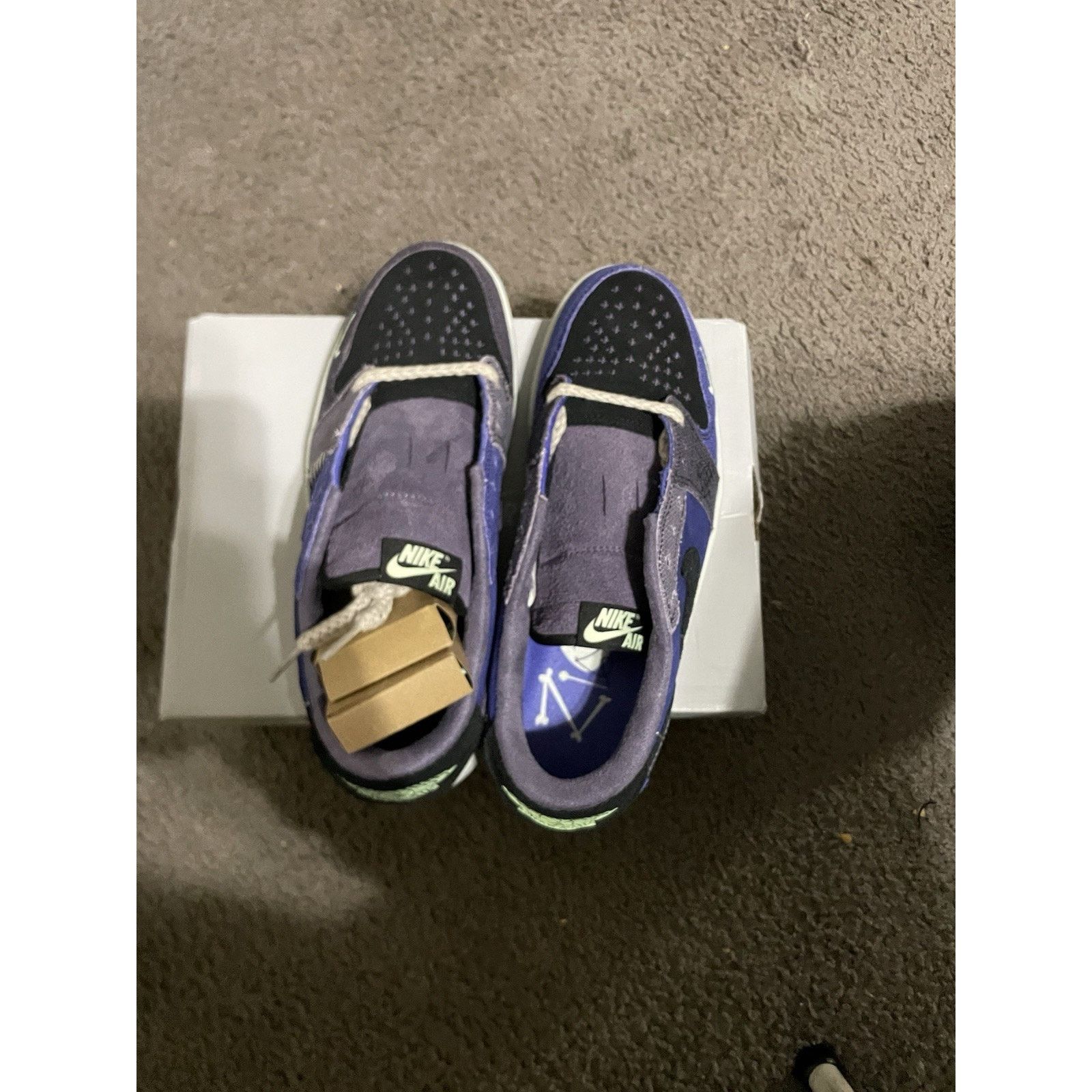 Jordan Brand Size 8- Air Jordan Retro 1 Low Zion Williamson Voodoo Magic Size US 8 / EU 41 - 4 Thumbnail