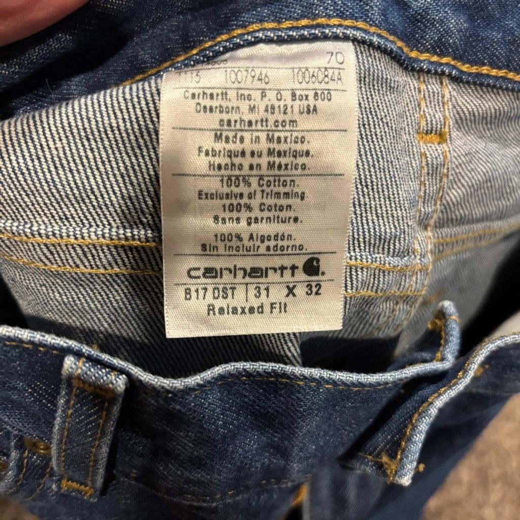 Carhartt Men’s Carhartt Relaxed Fit Jeans Size US 32 / EU 48 - 4 Thumbnail