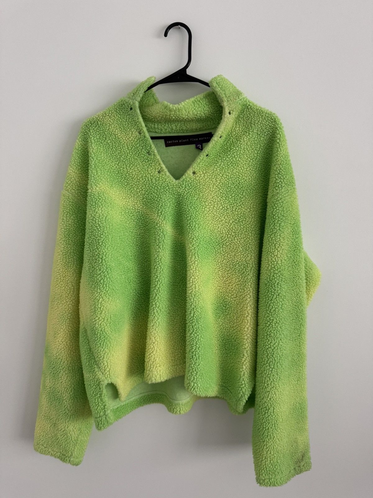 Cactus Plant Flea Market × Human Made CPFM Neon Green Cowboy Pullover Size Large Size US L / EU 52-54 / 3 - 1 Thumbnail