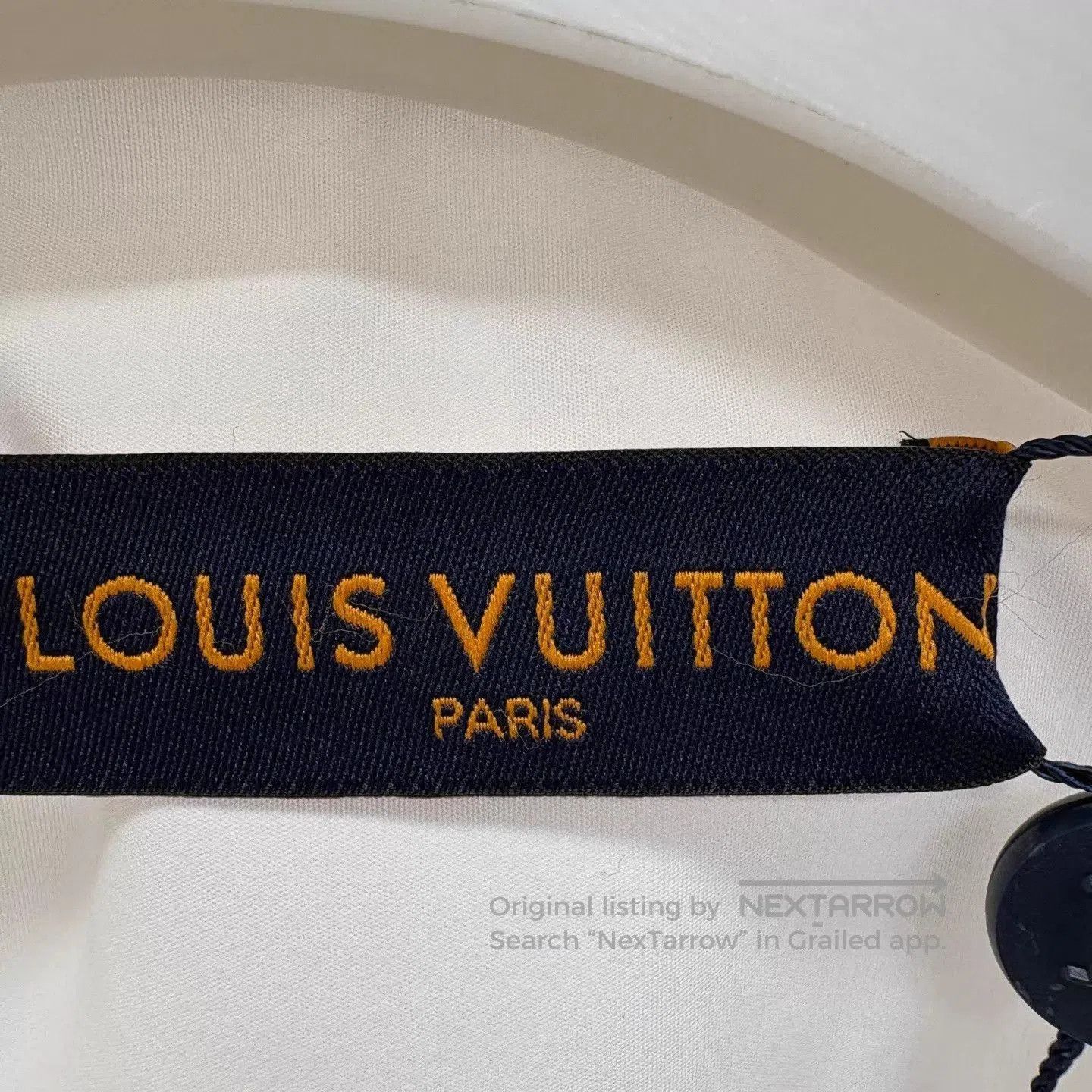 Louis Vuitton White Short Sleeve Button-Up Shirt with Graphic. Size US S / EU 44-46 / 1 - 5 Thumbnail