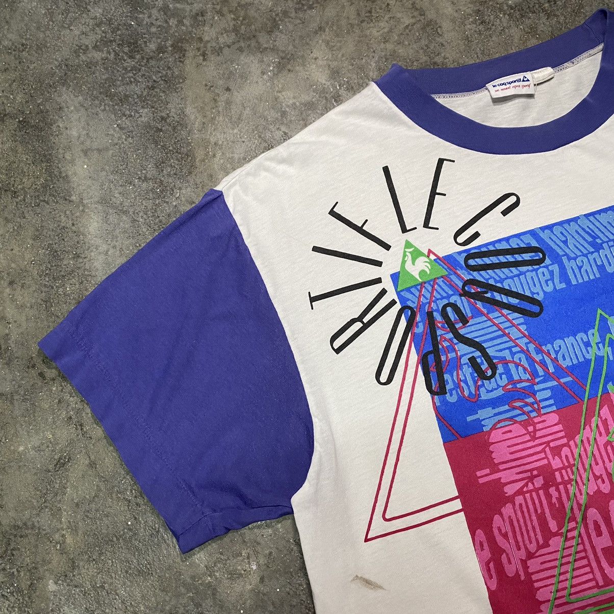 Le Coq Sportif × Vintage Vintage 90’s Le coq Sportif Sportswear T Shirt Size US M / EU 48-50 / 2 - 6 Thumbnail