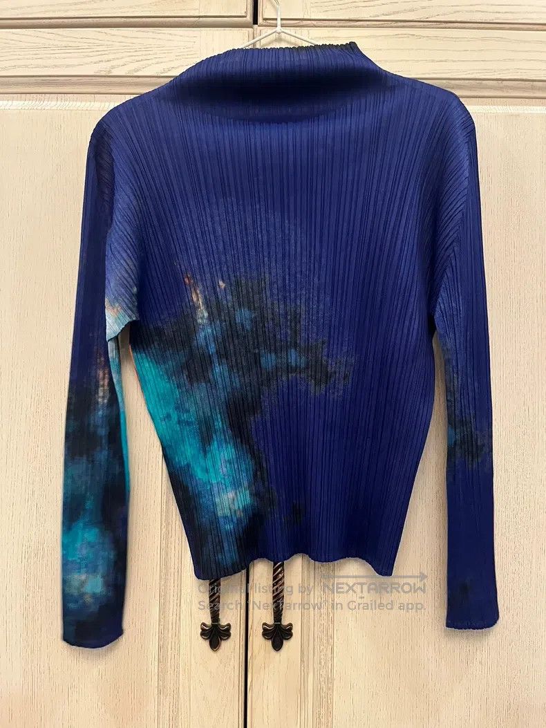 Issey Miyake Issey Miyake Star Universe Nebula Turtleneck Top Size L / US 10 / IT 46 - 4 Thumbnail