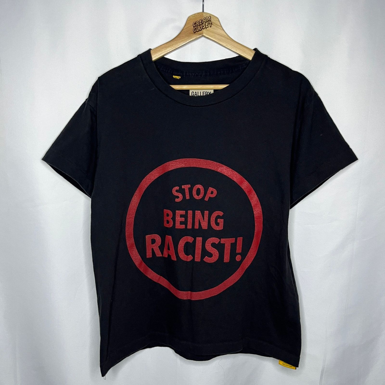 Gallery Dept. Gallery Dept Department Stop Being Racist Tee in Black S Size US S / EU 44-46 / 1 - 1 Thumbnail