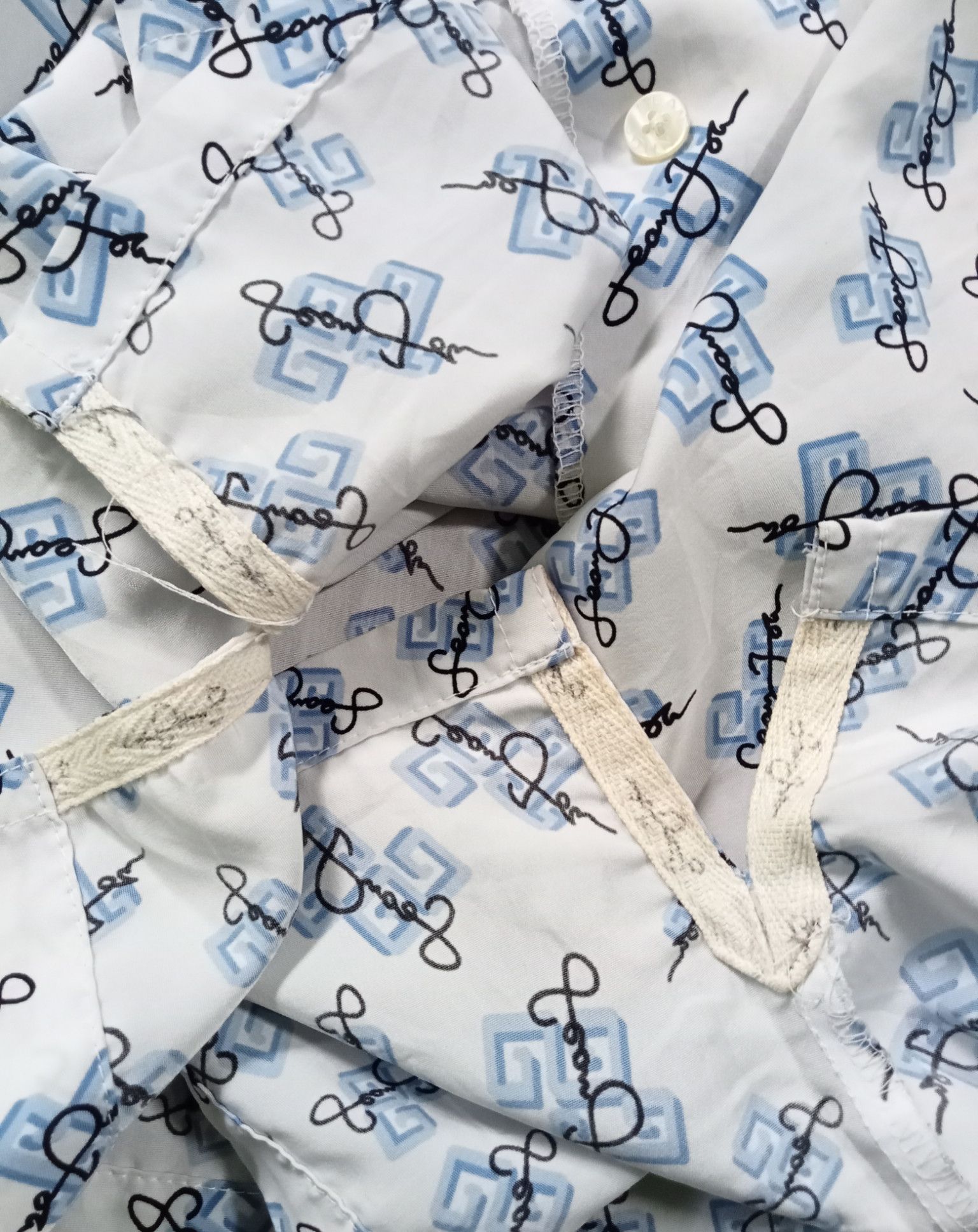 Sean John Sean John AOP Monogram Short Shirt's x Streetwear x Vintage Size US XXL / EU 58 / 5 - 5 Thumbnail