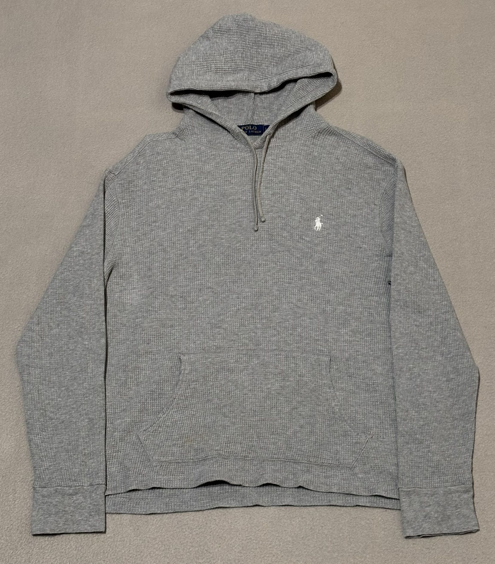 Polo Ralph Lauren Polo Ralph Lauren Thermal Gray Hoodie Large Size US L / EU 52-54 / 3 - 5 Thumbnail