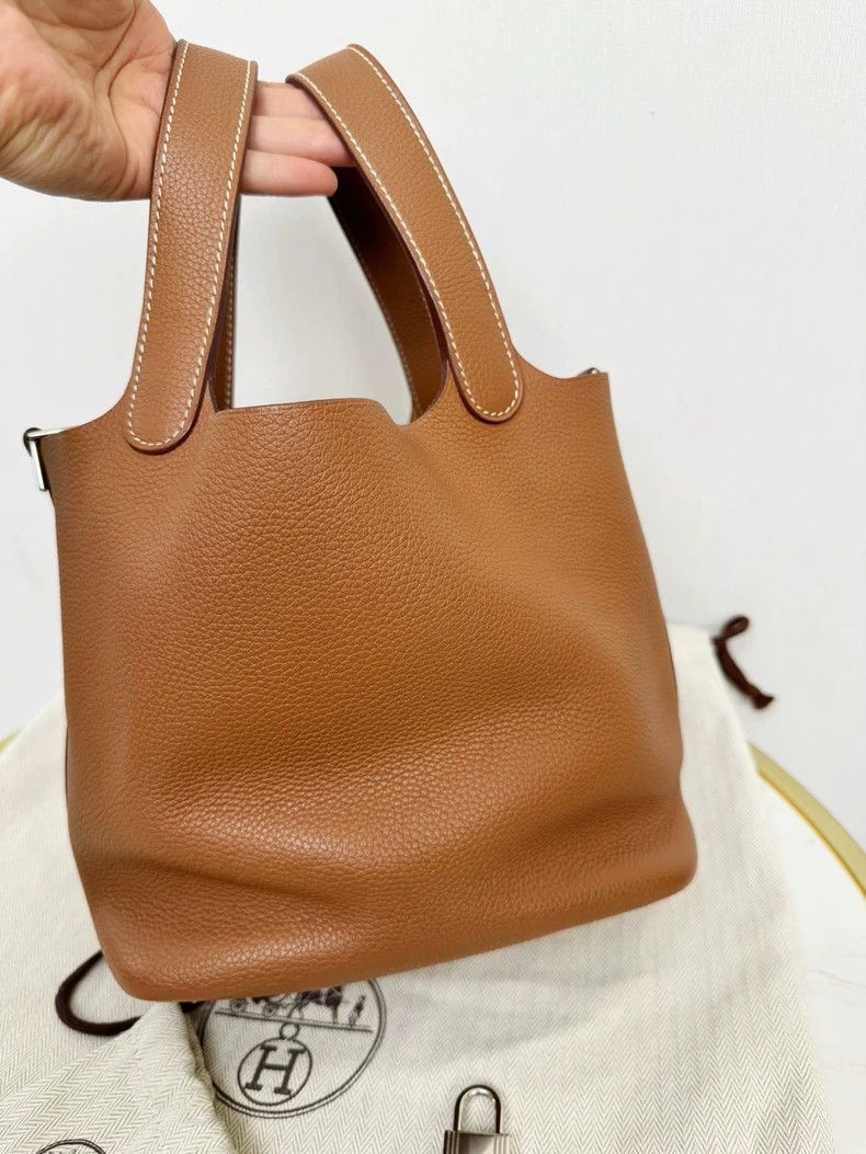 Hermes Hermes Picotin 18 Leather Tote Bag-2506 Size ONE SIZE - 2 Thumbnail