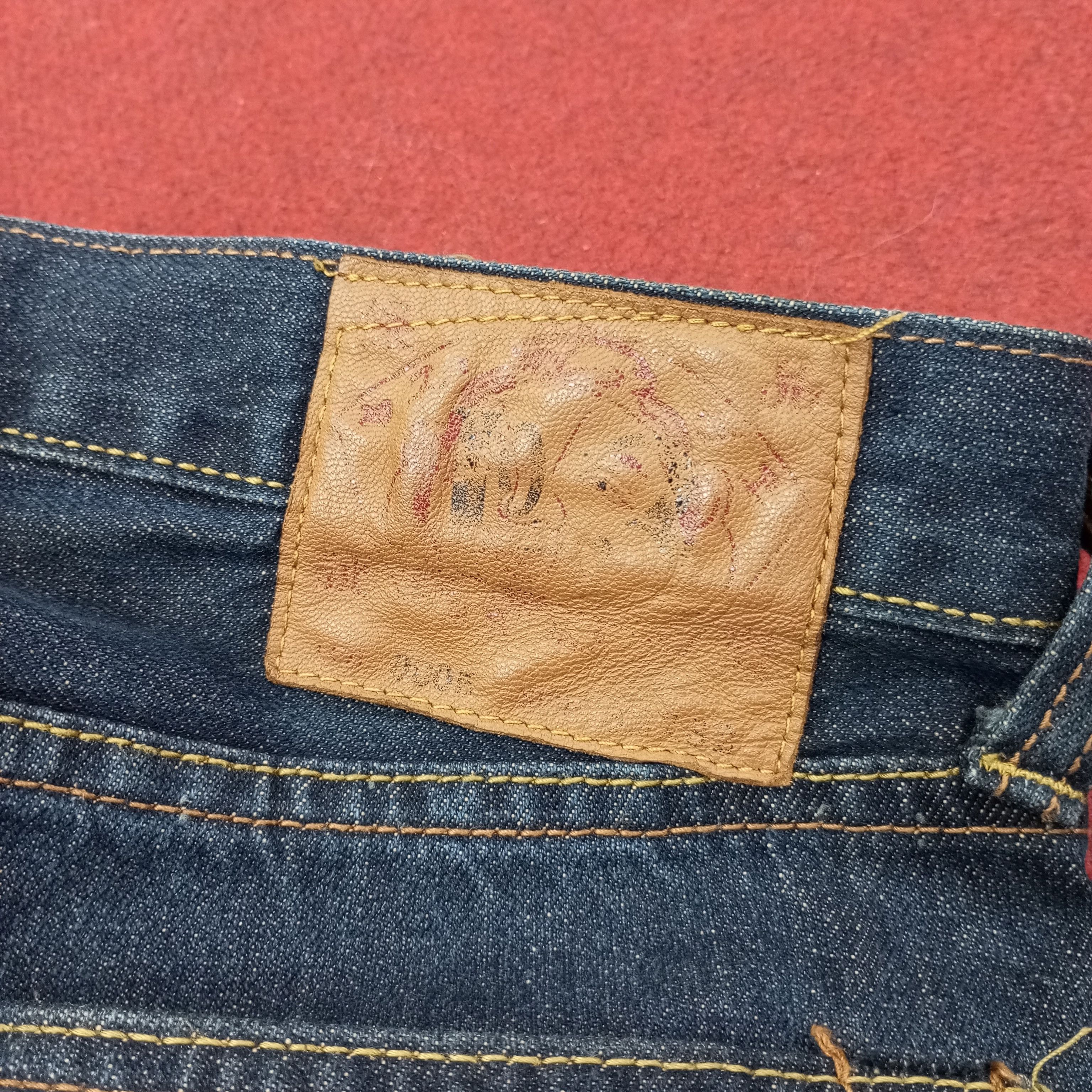Japanese Brand Vintage Evisu Japanese Brand Custom Daicock Jeans c244n11 Size US 30 / EU 46 - 15 Thumbnail