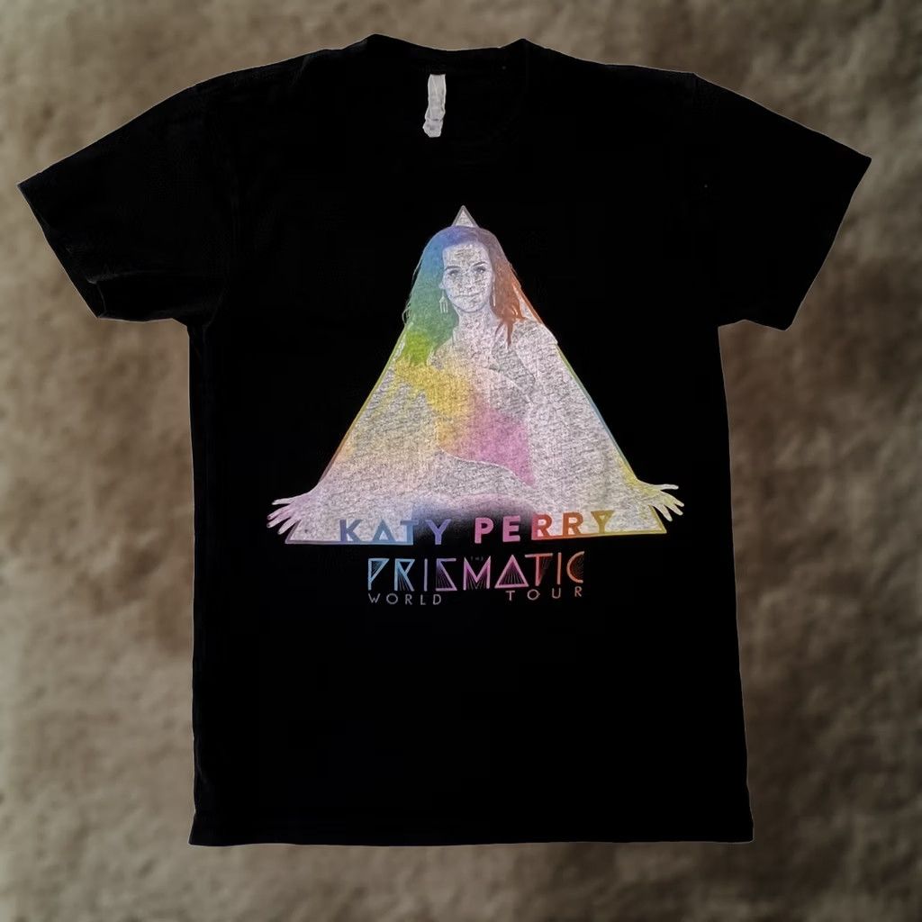 Vintage Katy Perry T Shirt Adult XS Black Pop Music Concert Prismatic World Tour Shirt Mens XS Brand Unbranded Band Music Size US XS / EU 42 / 0 - 1 Thumbnail