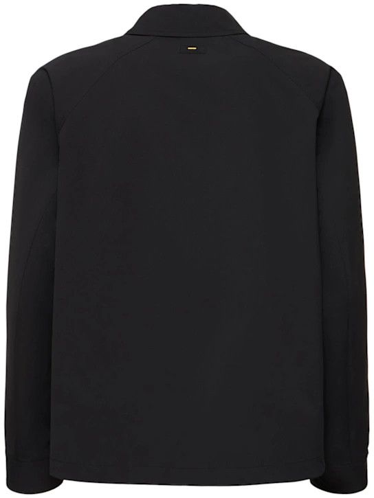 Aspesi o1lsvrm0425 Water-Repellent Poly Twill Jacket in Black Size US XXL / EU 58 / 5 - 4 Thumbnail