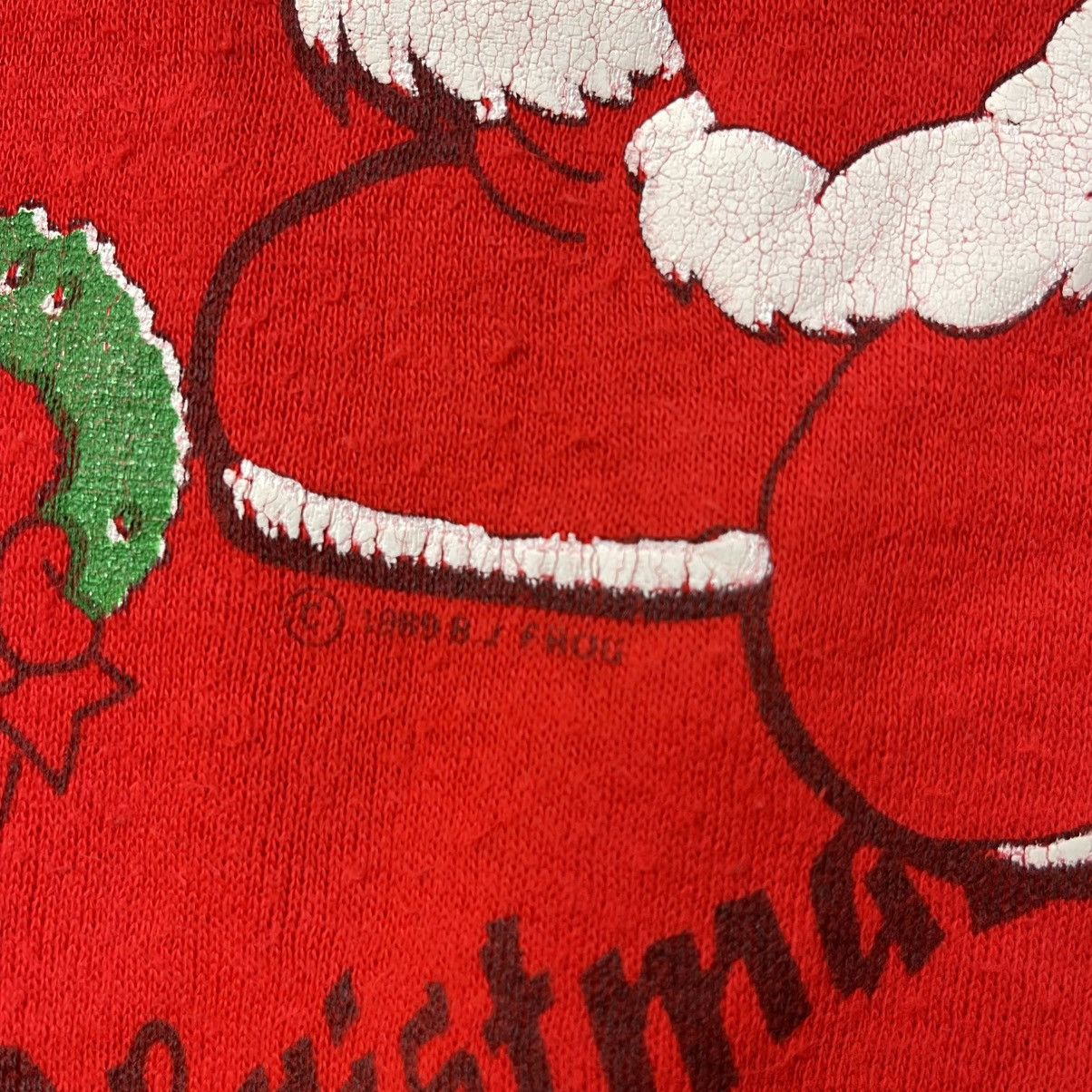 Vintage Vintage 1989 Merry Christmas Bear Sweatshirt Size US L / EU 52-54 / 3 - 4 Thumbnail