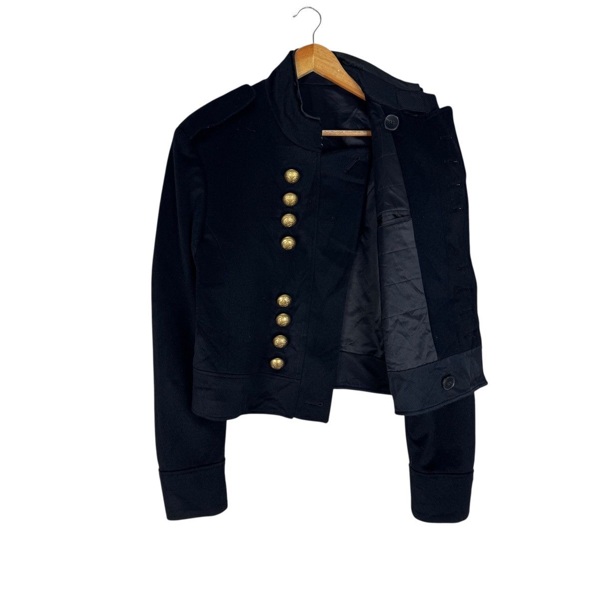 Gucci 🔥GUCCI GG MILITARY GOLD BUTTON CROPPED JACKET Size US M / EU 48-50 / 2 - 11 Thumbnail