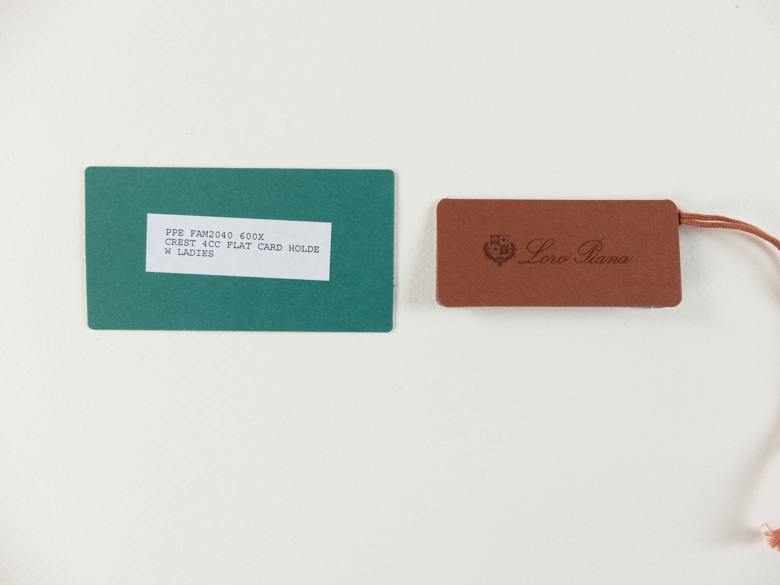 Loro Piana LORO PIANA Crest blue leather card holder wallet Size ONE SIZE - 6 Thumbnail