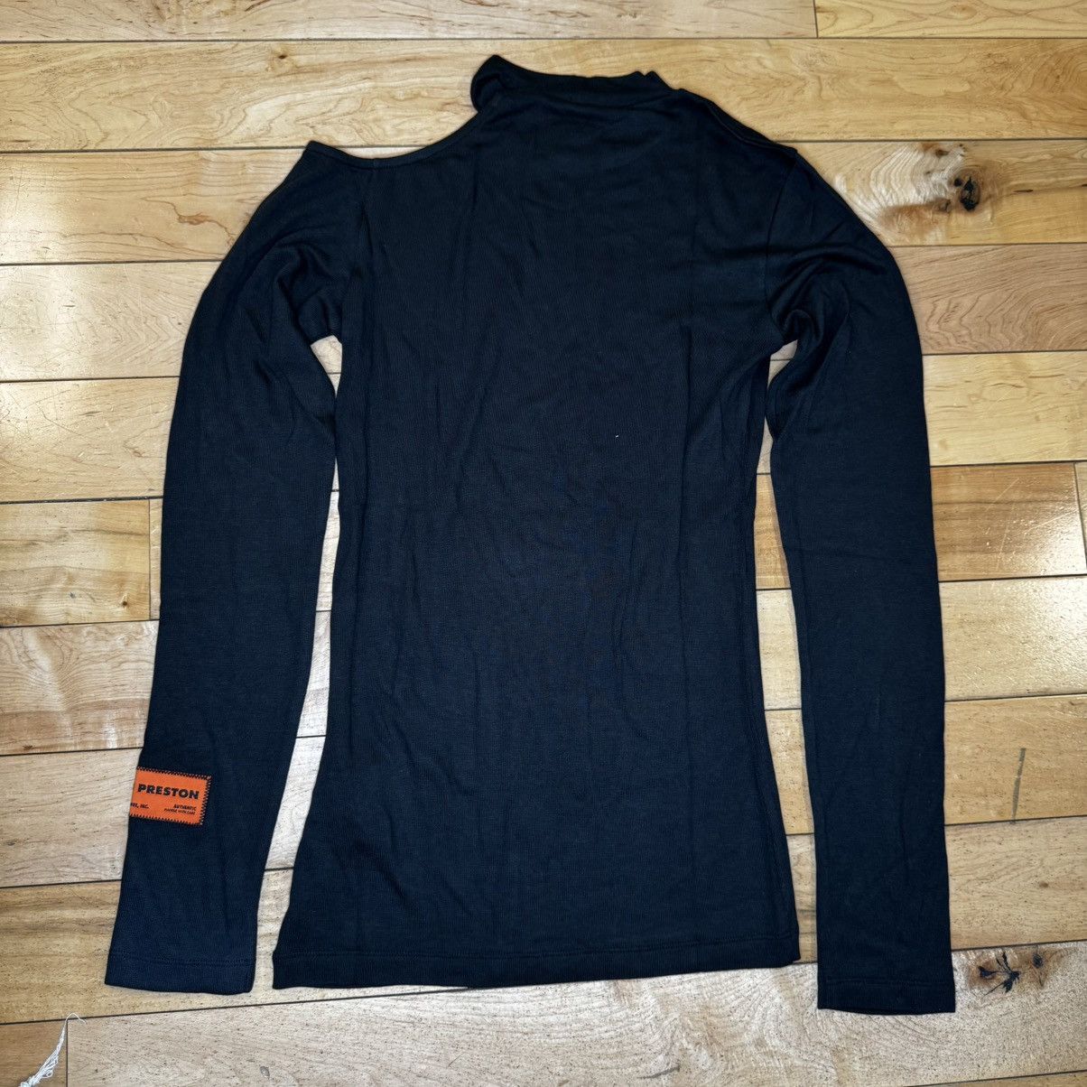 Heron Preston Heron Preston HPNY EMB CUT SHOULDER TOP Black Women’s L Size L / US 10 / IT 46 - 2 Thumbnail
