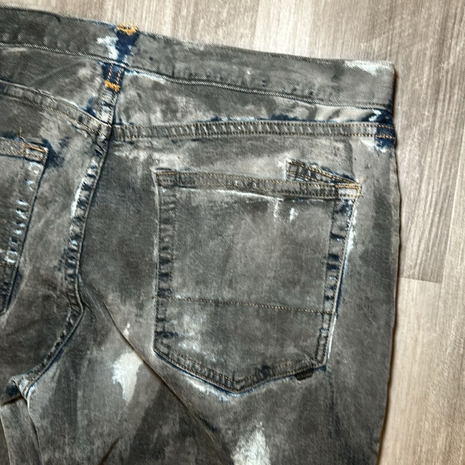 Prps PRPS Blue Asphalt Effect Skinny Jeans (NWOT) - 34 Size US 34 / EU 50 - 5 Thumbnail