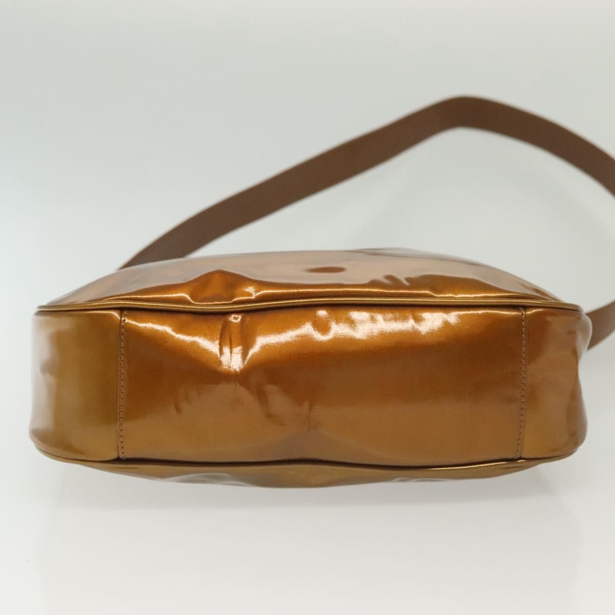 Gucci GUCCI Bamboo Hand Bag Patent Leather Gold 001 1705 001 1705 Size ONE SIZE - 9 Thumbnail