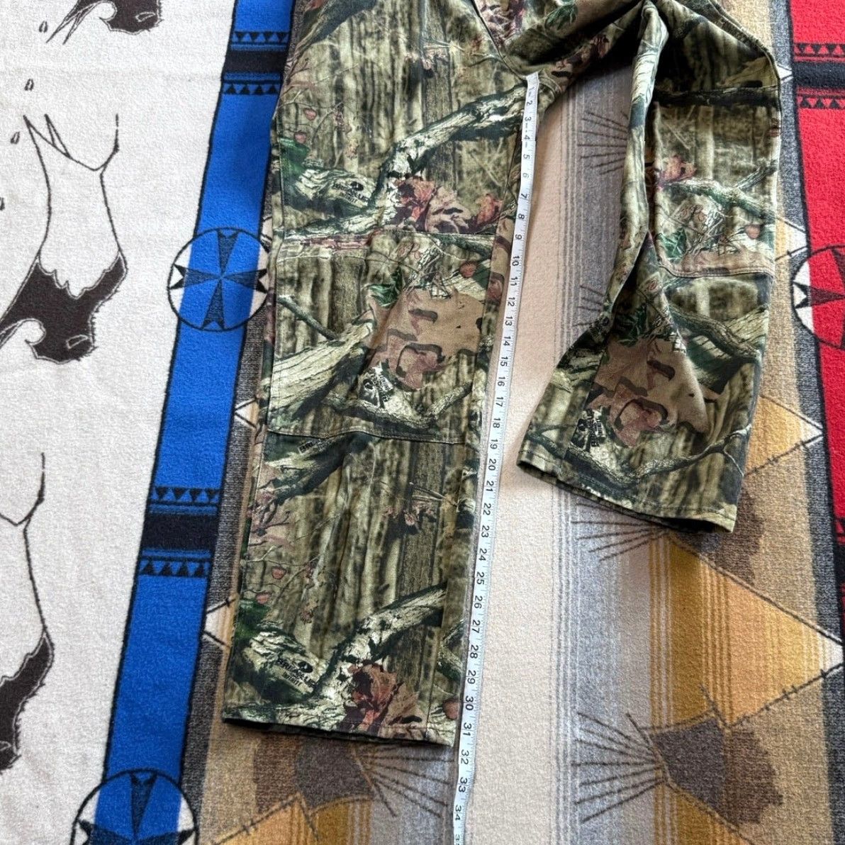 Vintage VINTAGE Mossy Oak Camouflage Jeans Pants 36x32 Hunting Men Straight 90s Green Camouflage Mossy Oak Pattern Size US 36 / EU 52 - 7 Thumbnail