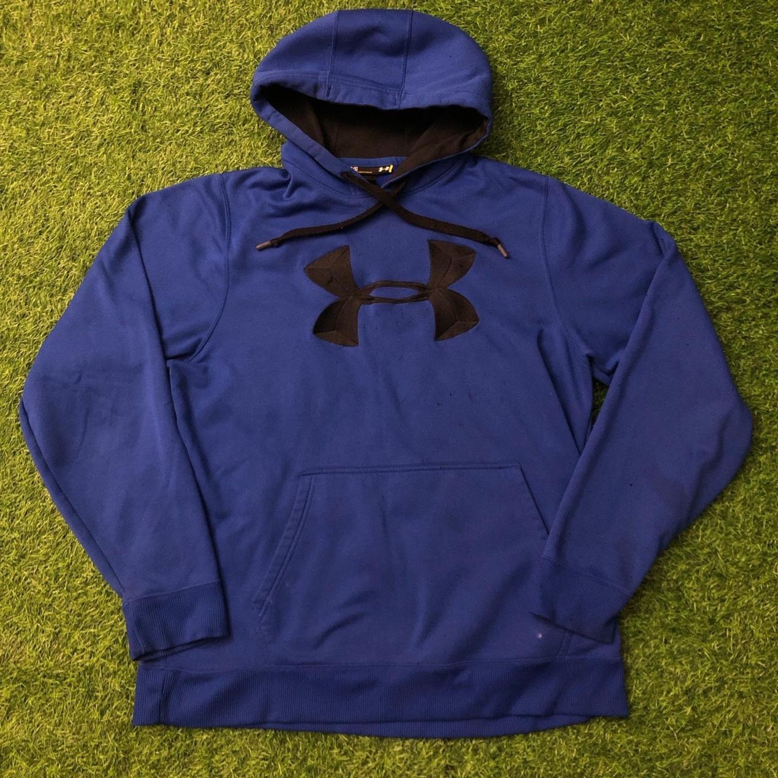 Under Armour Men’s Blue Under Armour Embroidered Logo Hooded Sweatshirt Size US L / EU 52-54 / 3 - 1 Thumbnail