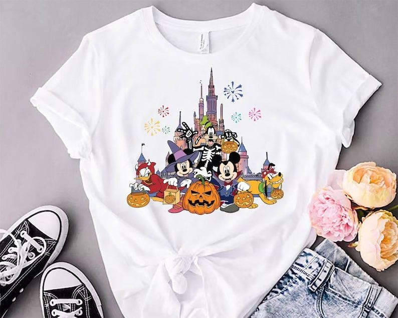 Designer Witch Scary Halloween Shirt Size L / US 10 / IT 46 - 1 Thumbnail